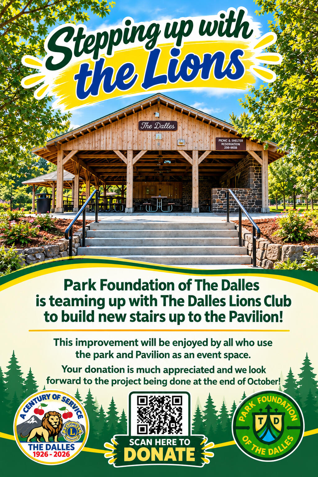 Campaign cover image for Lions Pavilion Staircase