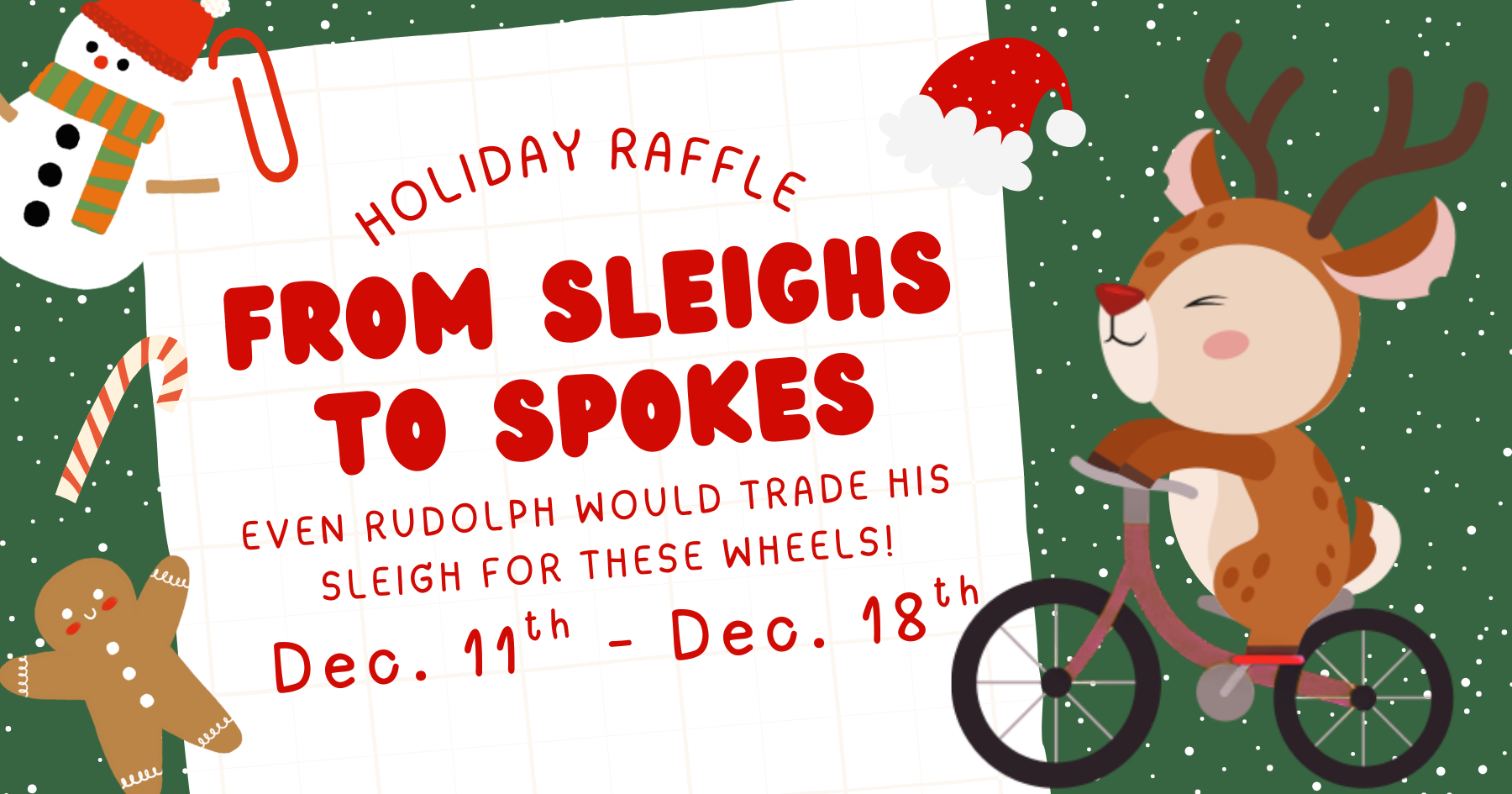 Campaign cover for From Sleighs to Spokes