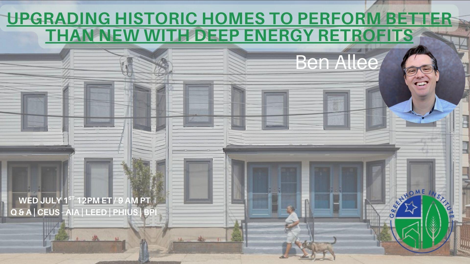 Campaign cover image for Upgrading historic homes to perform better than new with Deep Energy Retrofits
