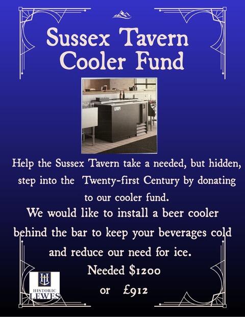 Campaign cover image for Sussex Tavern Beverage Cooler Fund