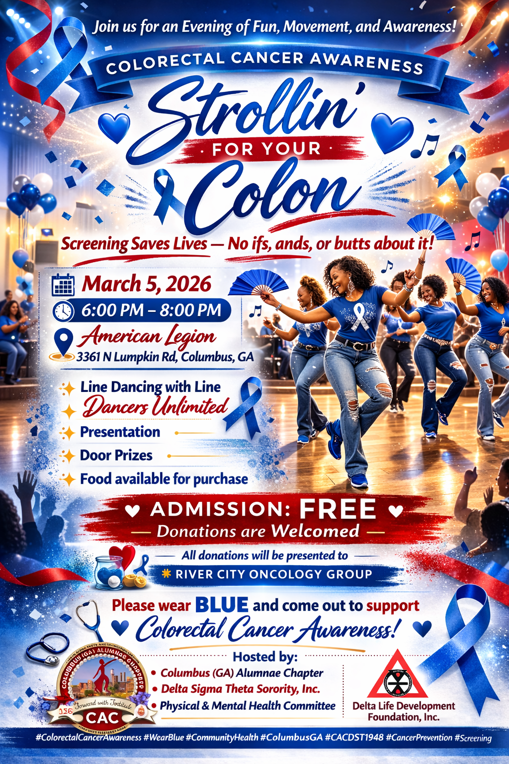 Campaign cover image for Colorectal Cancer Awareness: Strollin' for Your Colon