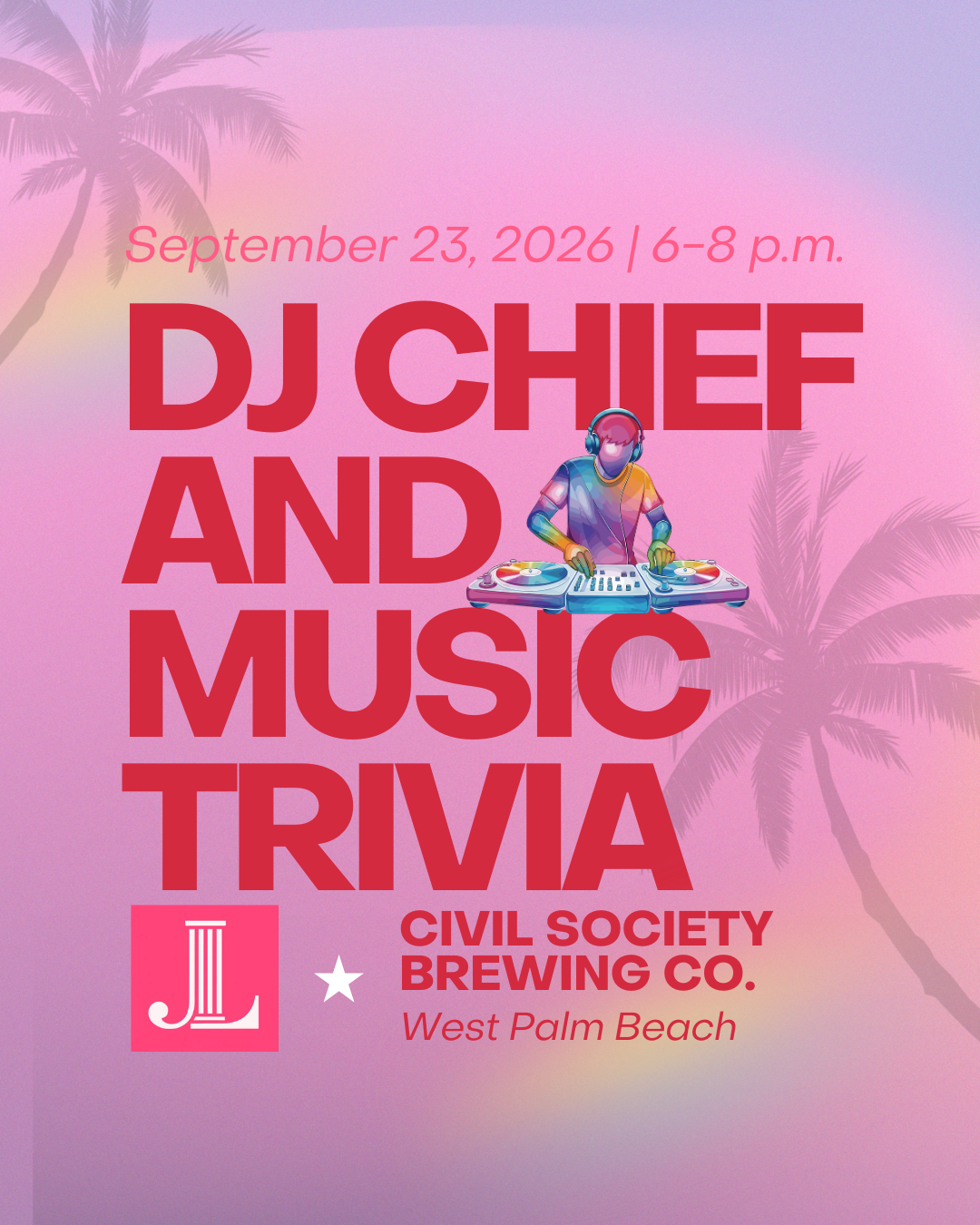 Campaign cover image for DJ Chief and Music Trivia Night (2026)