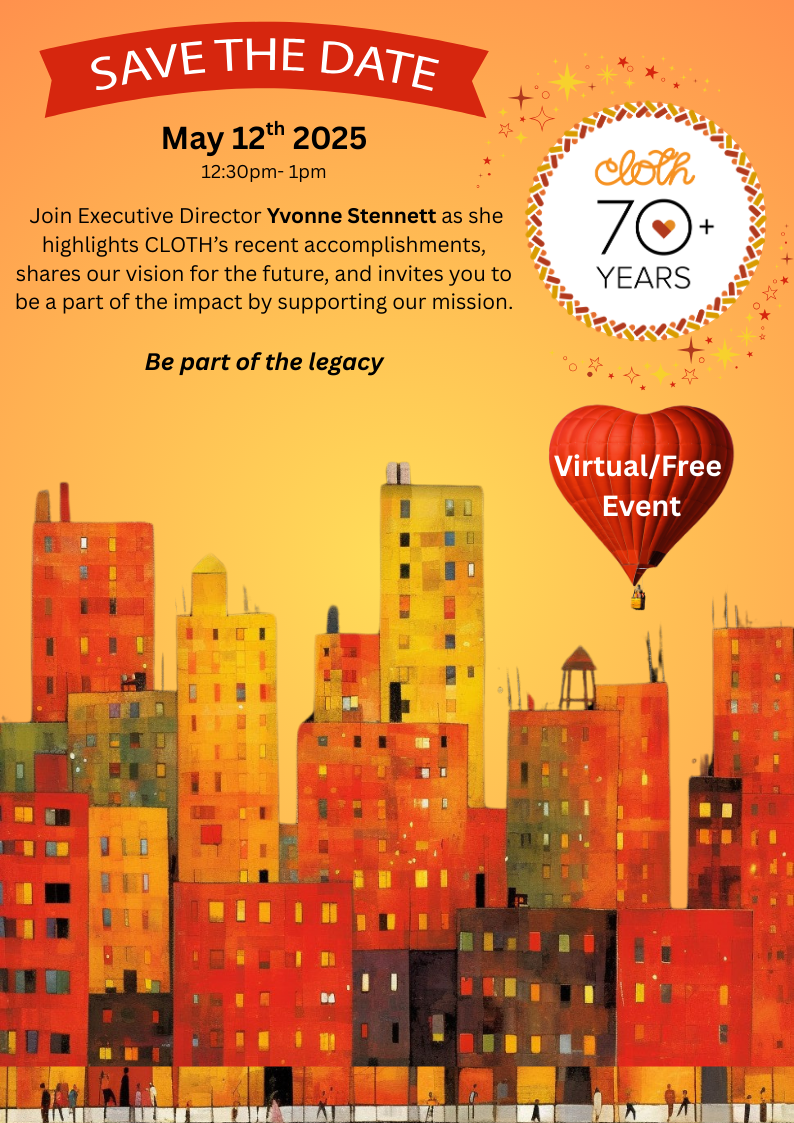 Campaign cover image for YOU ARE INVITED TO ATTEND CLOTH'S FIRESIDE CHAT WITH YVONNE STENNETT