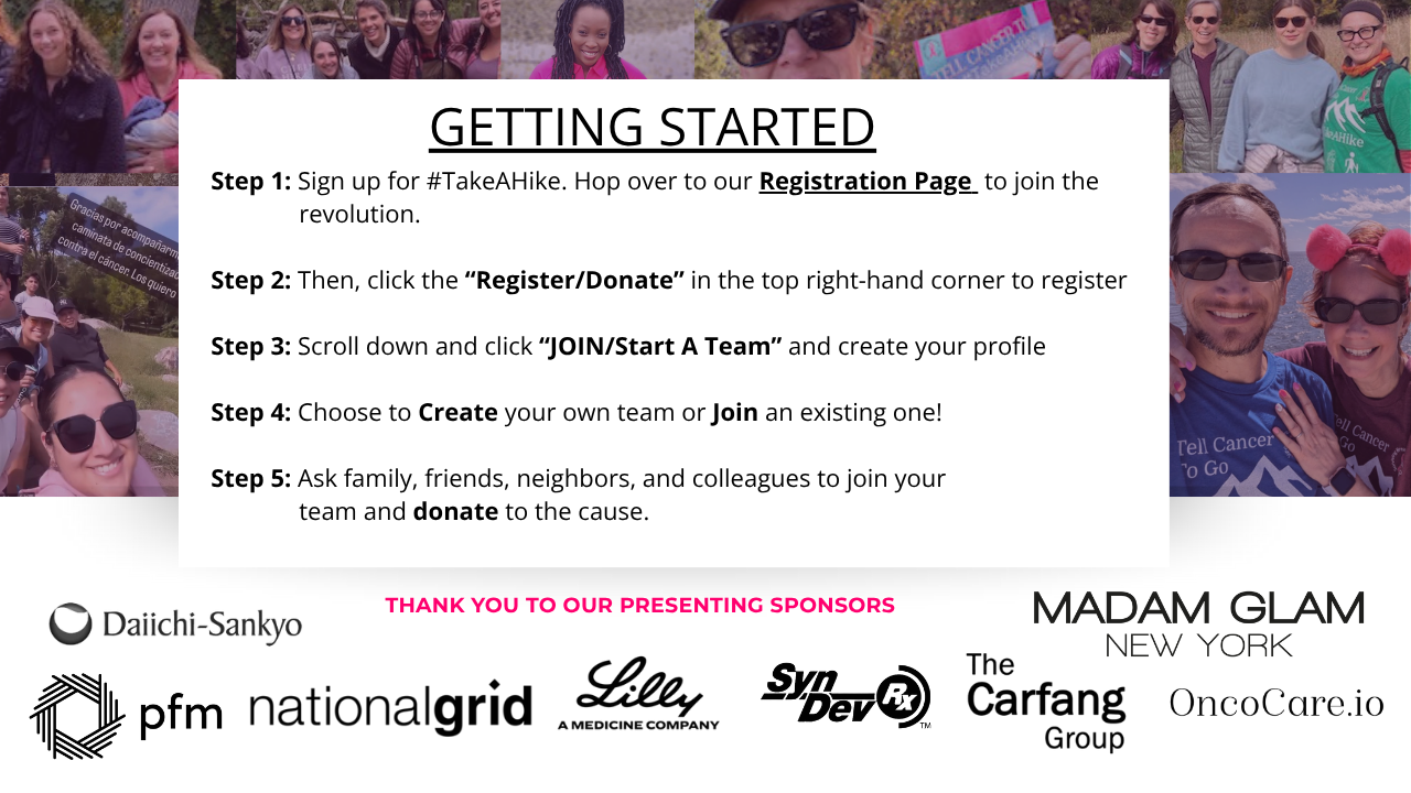 Campaign cover image for 2025 Tell Cancer To Go #TakeAHike