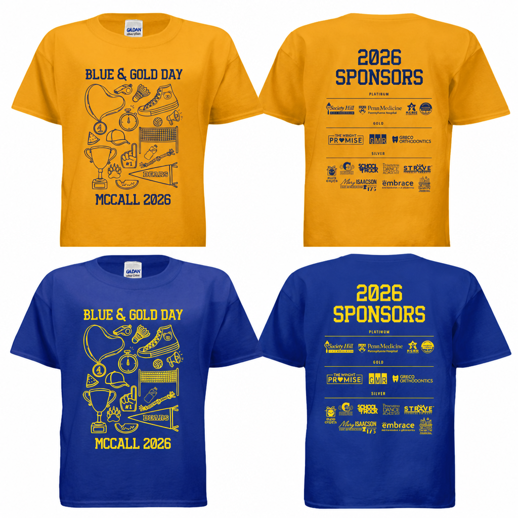 Campaign cover image for Blue and Gold Day Shirts Sale