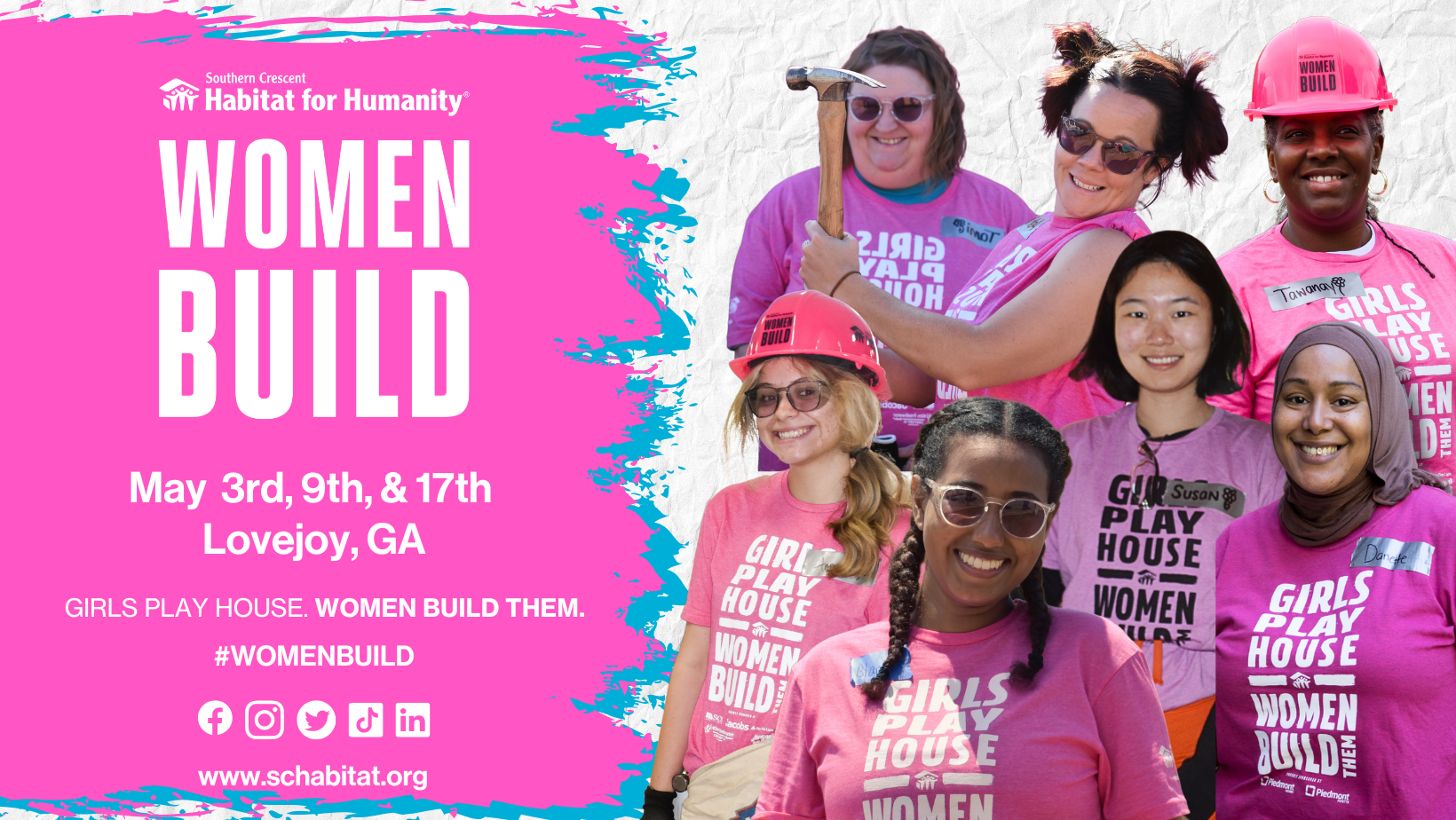 Campaign cover image for Women Build 2025 | May 3rd, 9th, & 17th