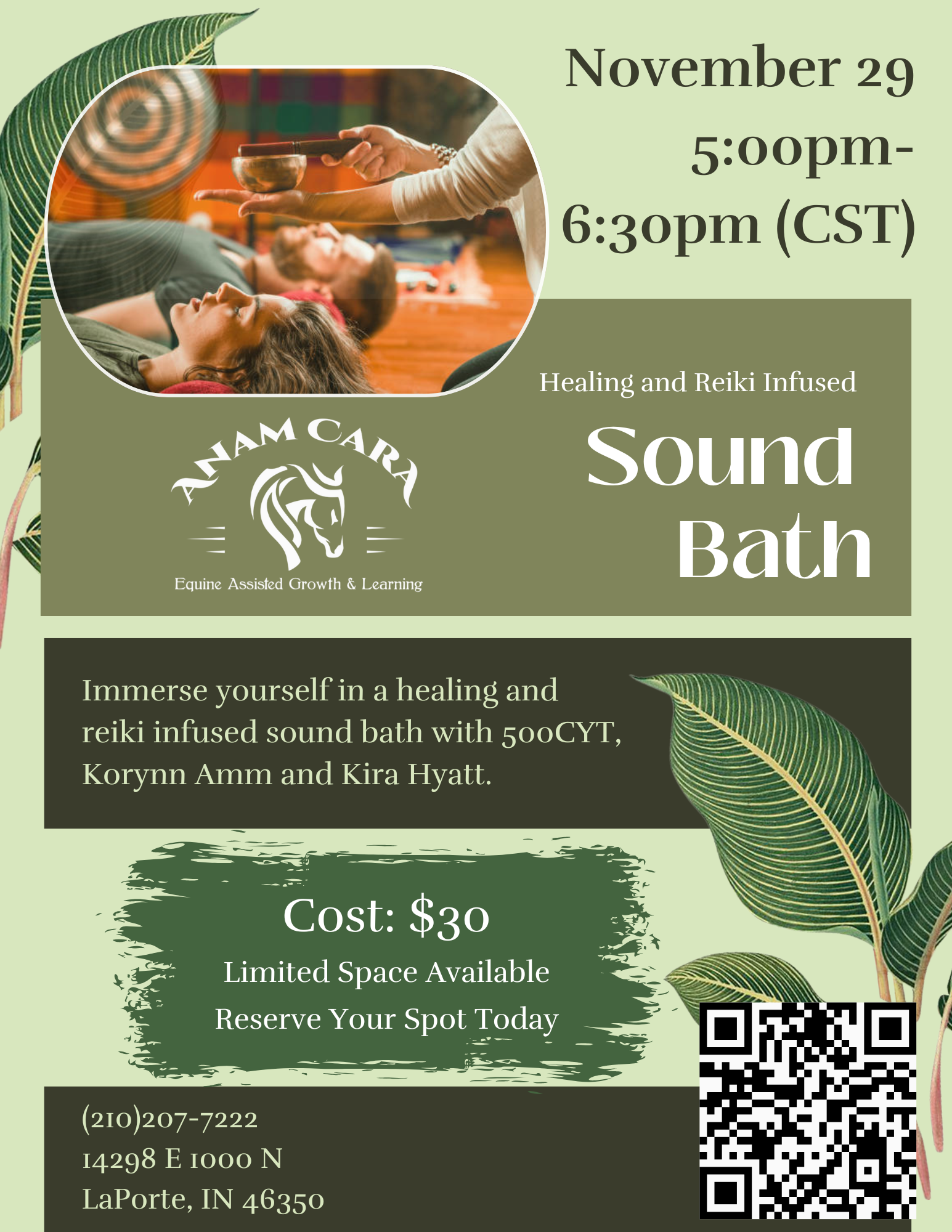 Campaign cover image for Healing & Reiki Infused Sound Bath November 2025