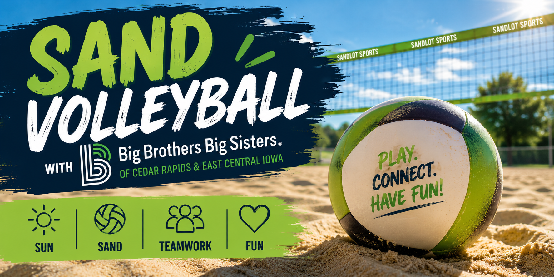 Campaign cover image for 🏐☀️ Sand Volleyball with BBBS!