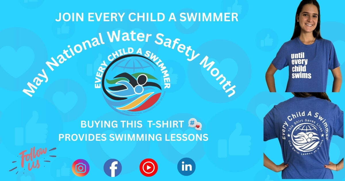 Campaign cover image for National Water Safety Month  -Until Every Child A Swimmer