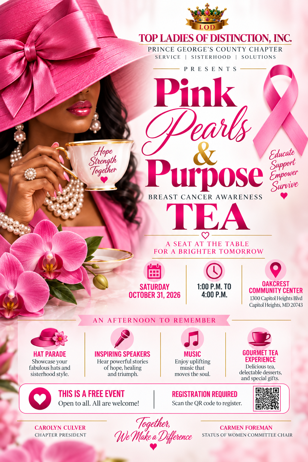Campaign cover image for Pink Pearls and Purpose: Celebrating Courage, Strength and Sisterhood