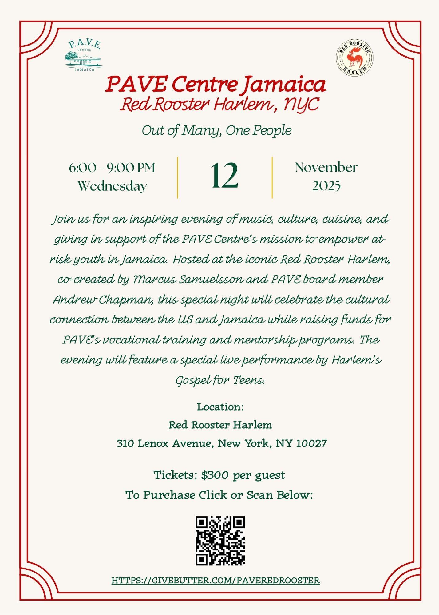 Campaign cover image for PAVE the Way Red Rooster NYC