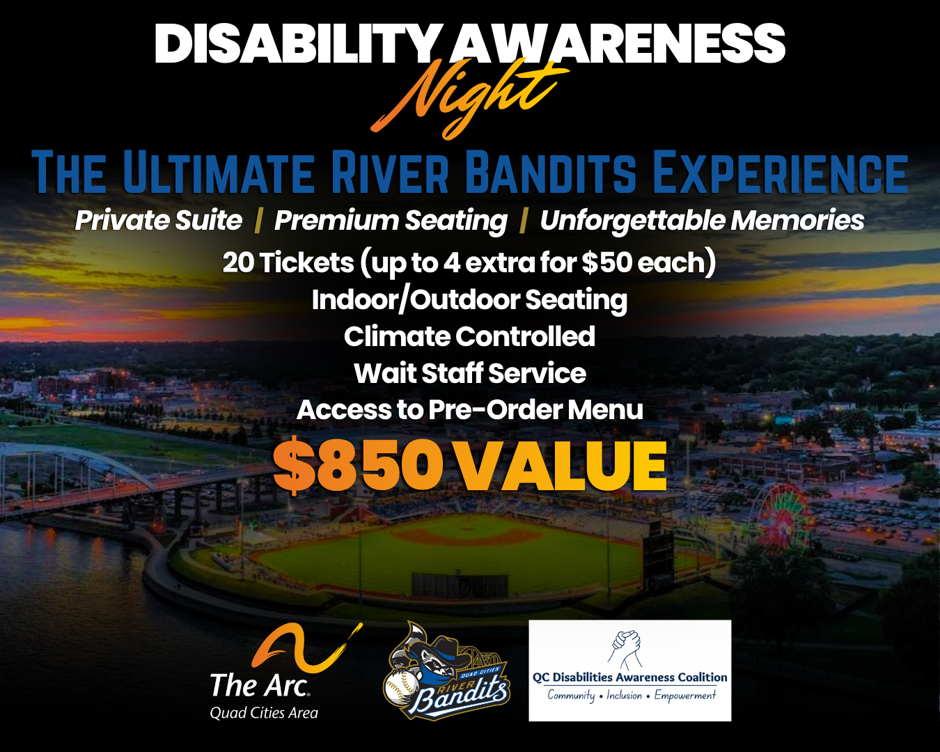 Campaign cover image for Luxury Suite at Disability Awareness Night