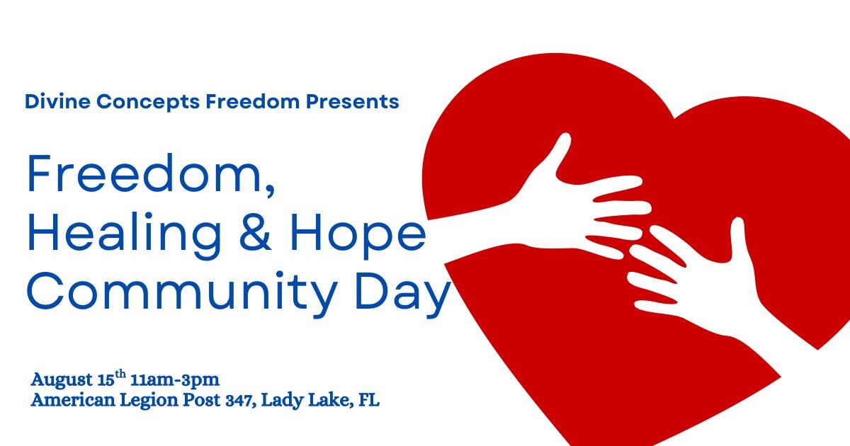 Campaign cover image for Freedom, Healing & Hope Community Day
