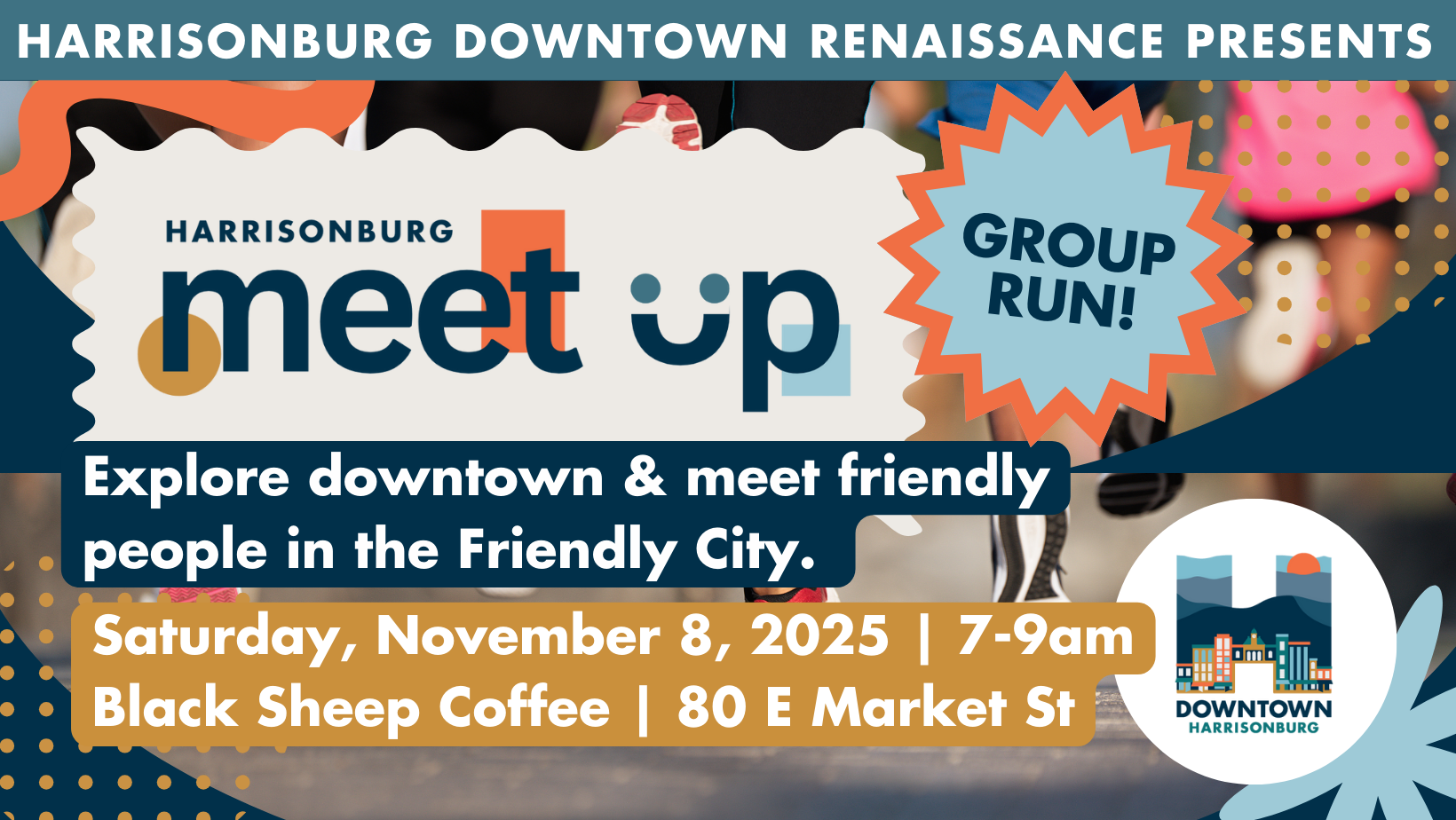 Campaign cover image for Harrisonburg Meet Up Group Run