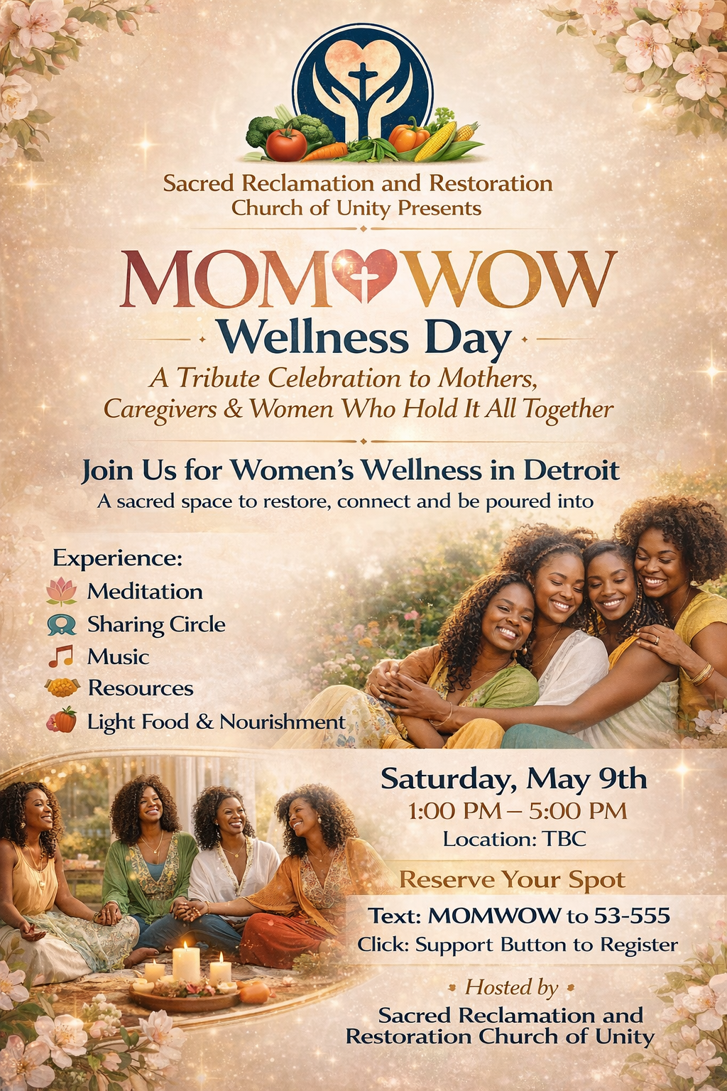 Campaign cover image for Detroit MOMWOW Wellness Community PopUps