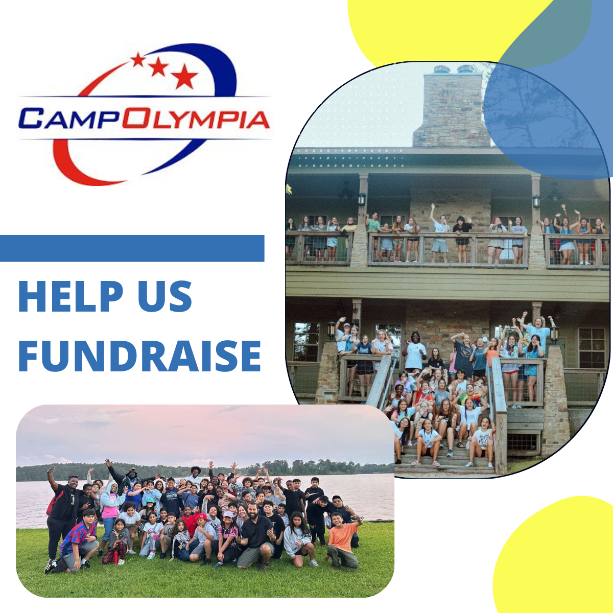 Campaign cover image for Lets send our 5th Graders to Camp Olympia