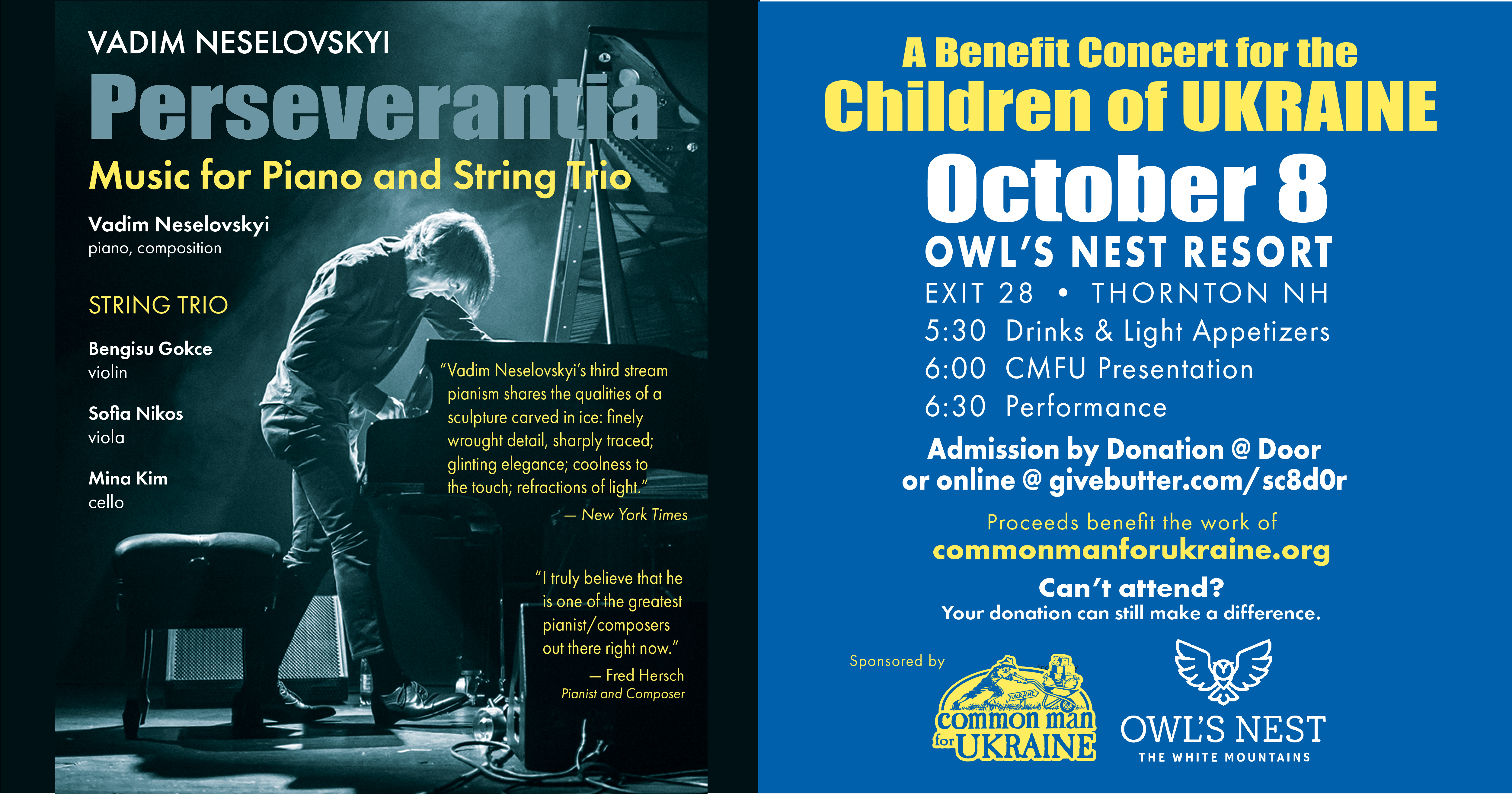 Campaign cover image for Perseverantia - Music for Piano and String Trio