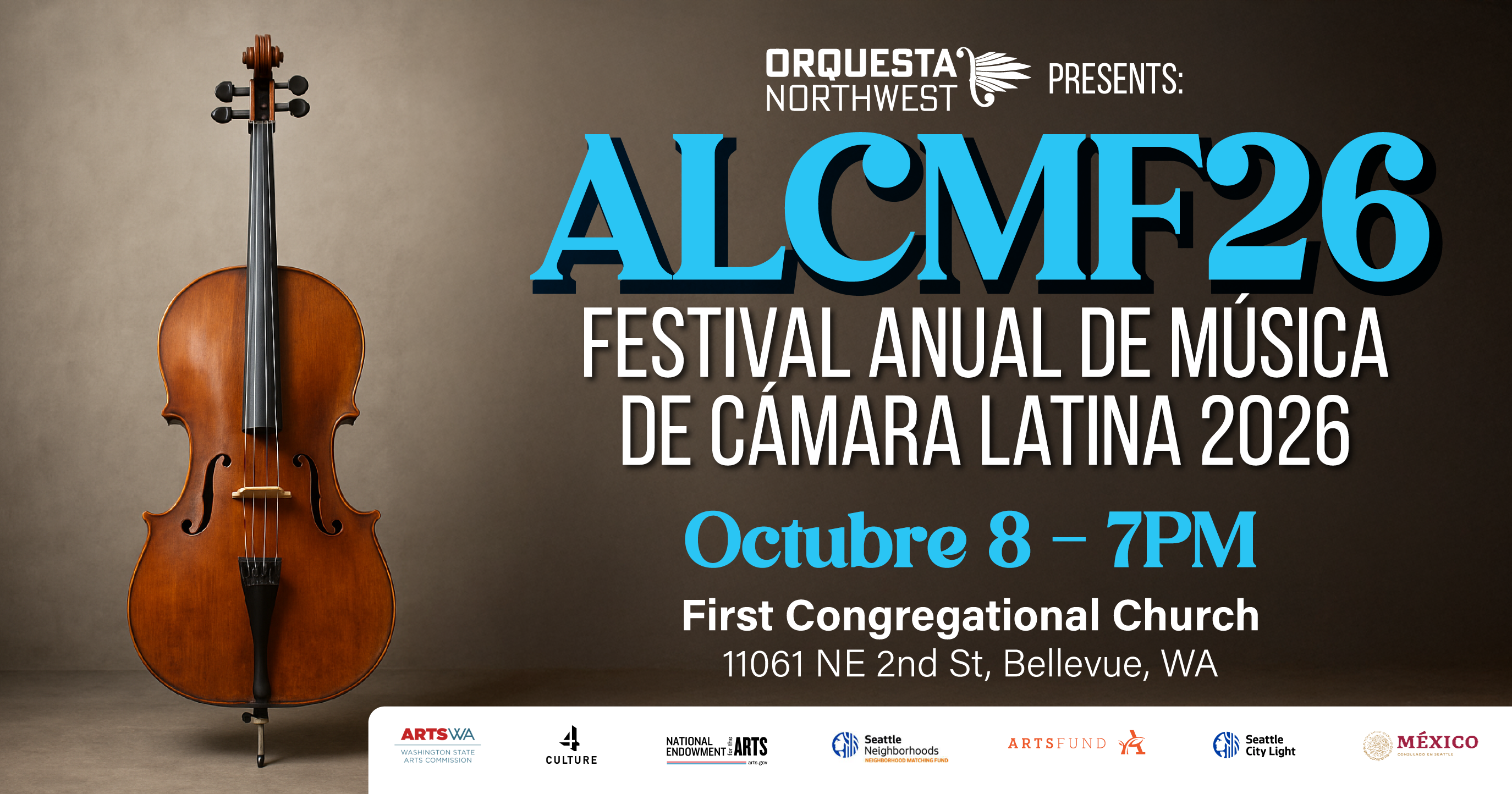 Campaign cover image for 2026 Latino Chamber Music Festival Concert no. 1