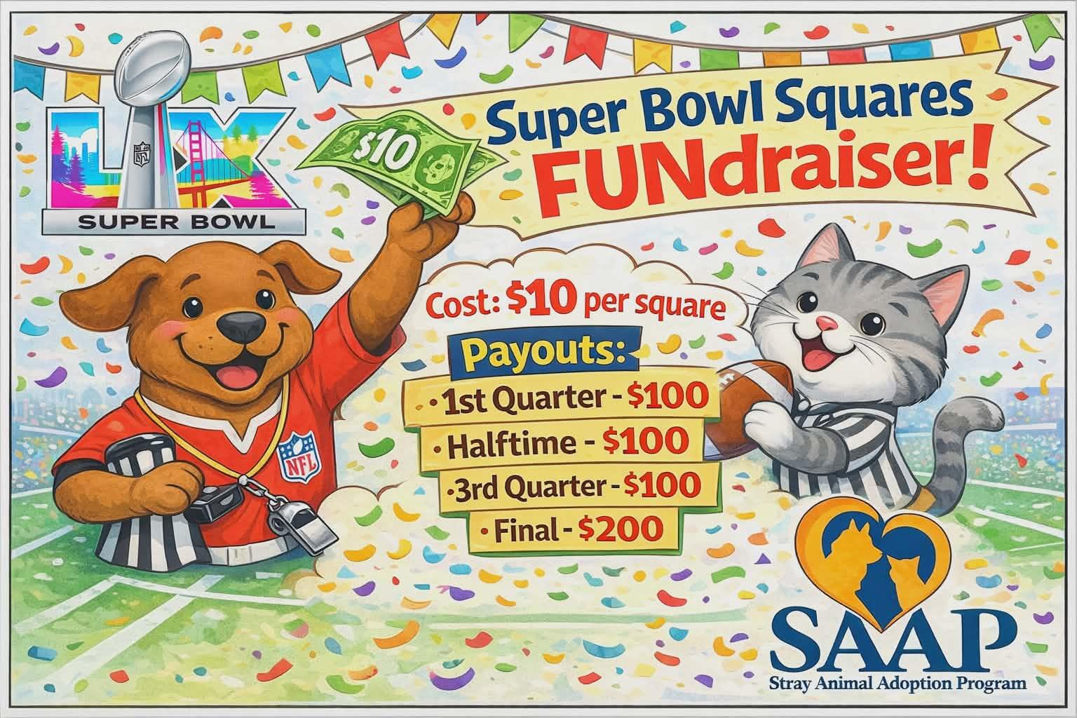 Campaign cover image for Super Bowl Squares 2026