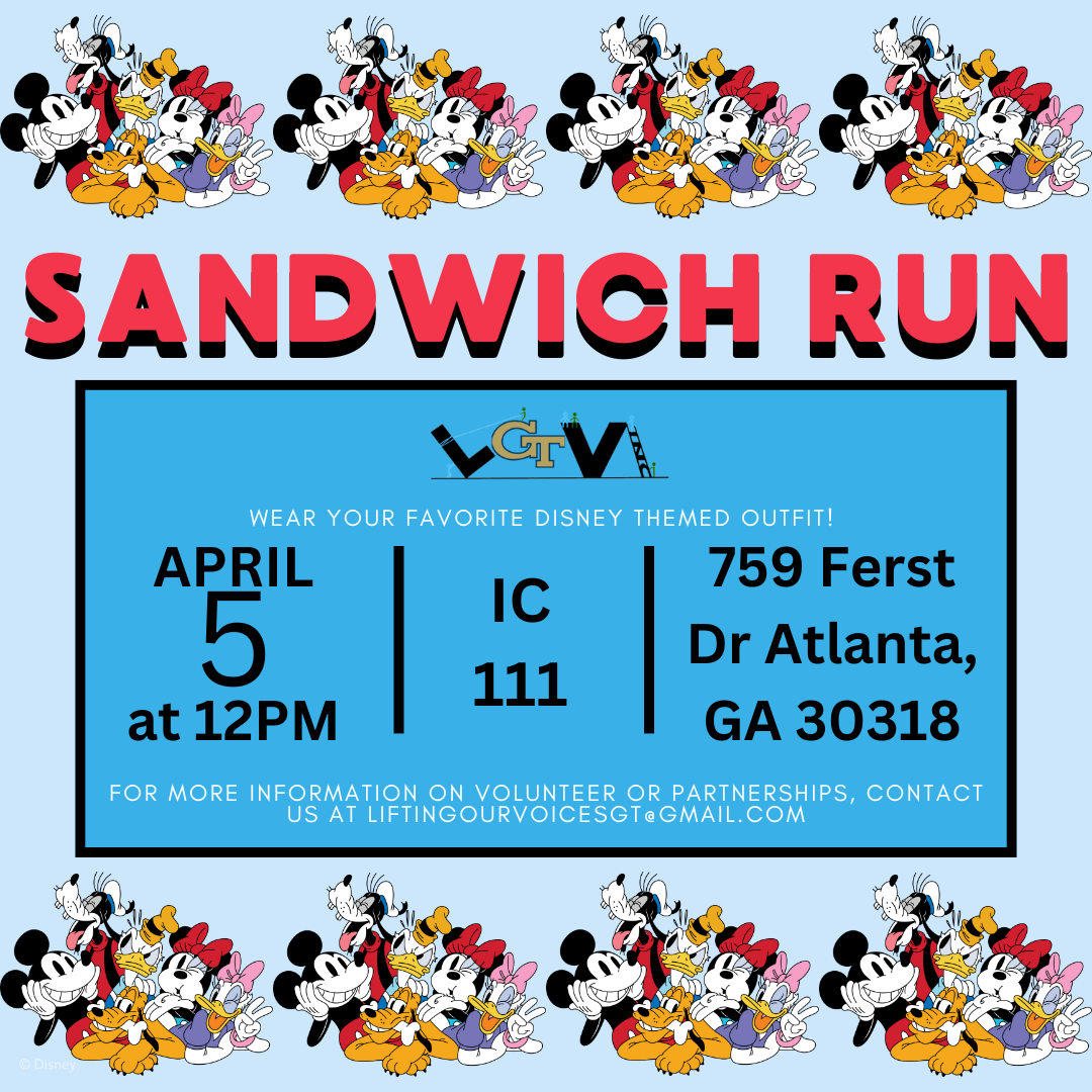 Campaign cover image for 04/05 Sandwich Run @ Georgia Tech (GT)