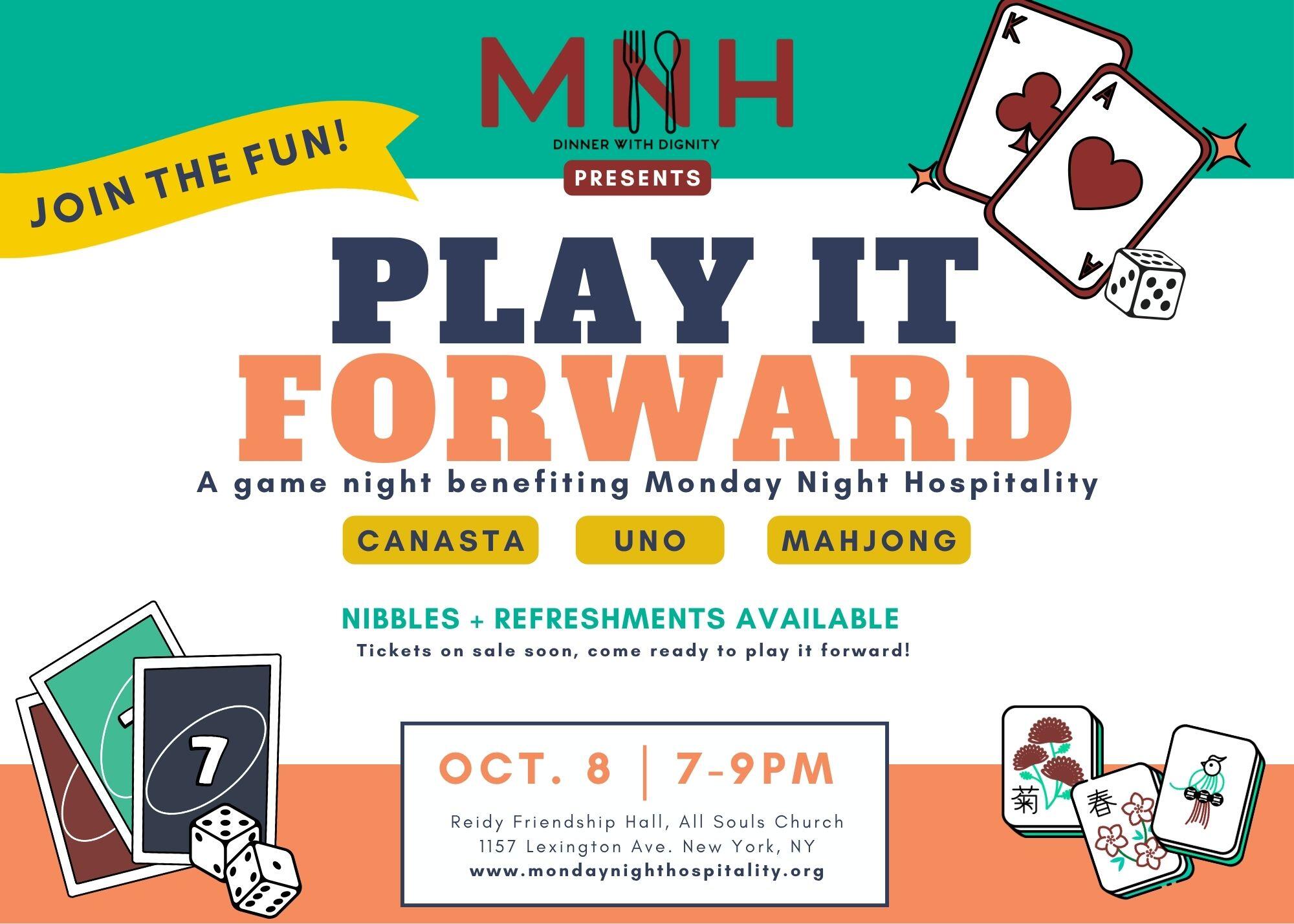 Campaign cover image for Play It Forward Game Night