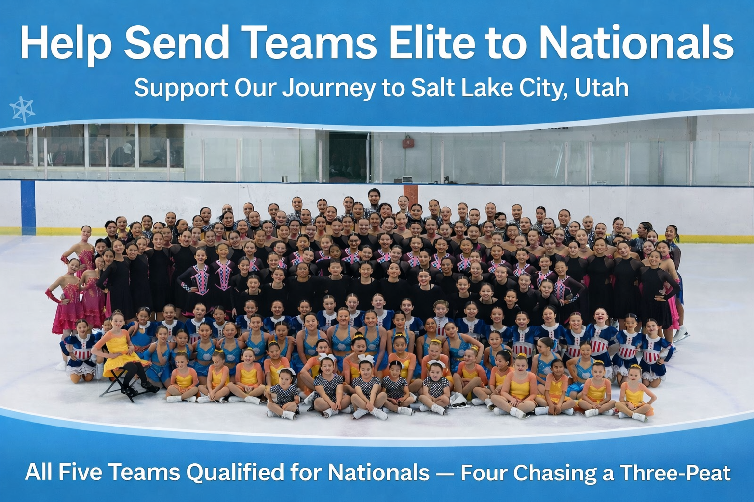 Campaign cover image for Help Send Teams Elite Synchronized Skating to Nationals