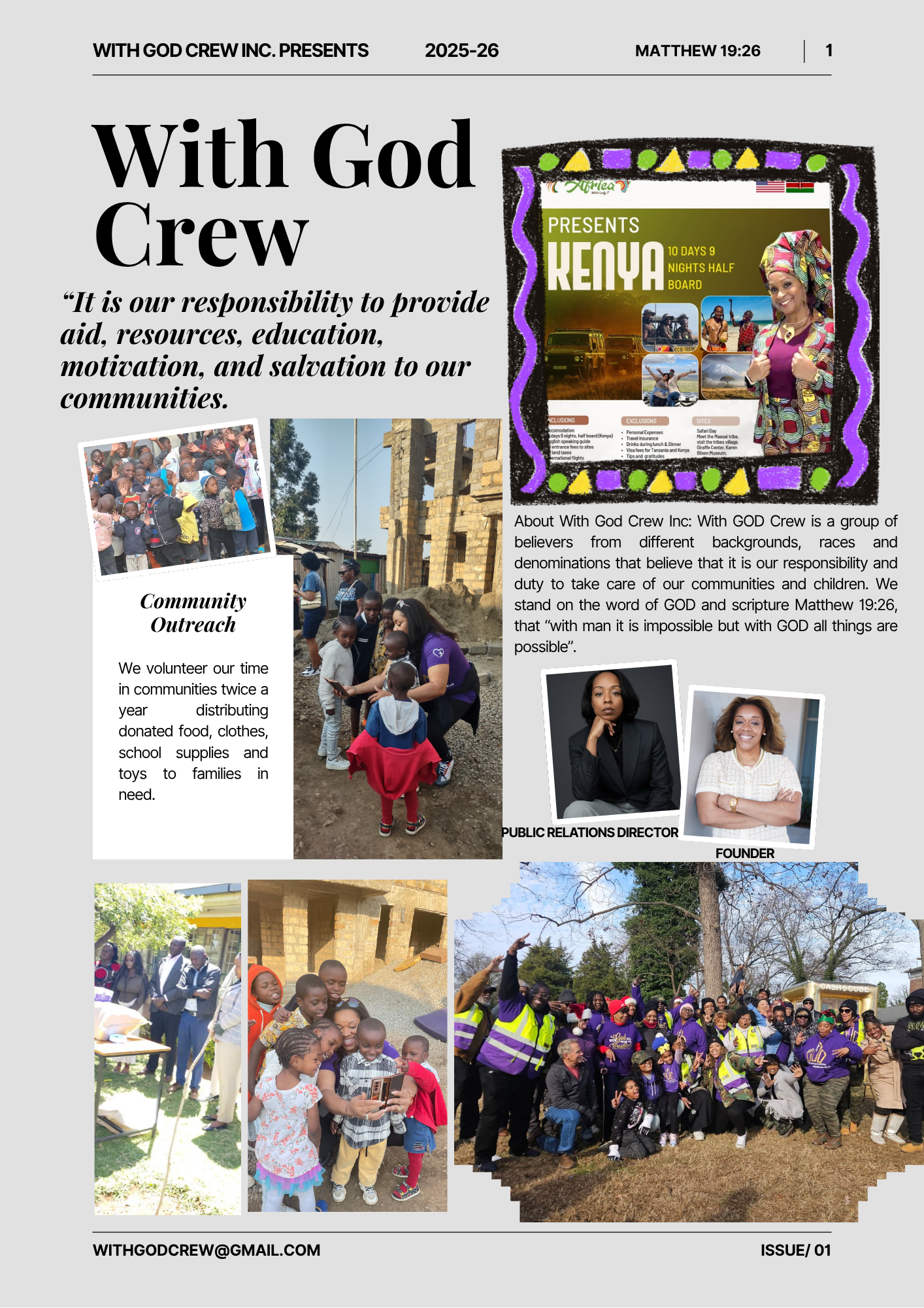 Campaign cover for 1st Annual WITH GOD CREW Mission in Africa
