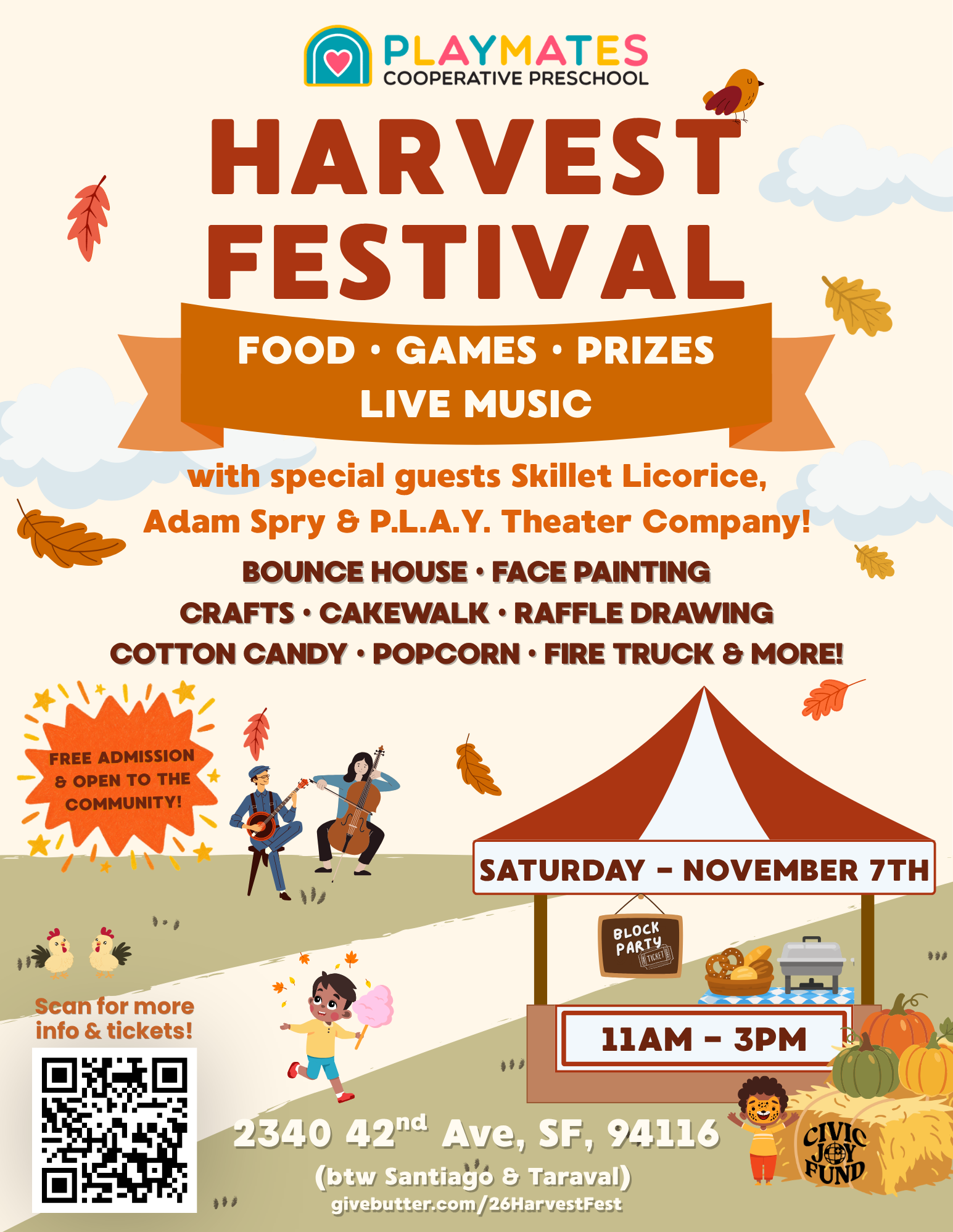 Campaign cover image for Playmates 2026 Harvest Festival