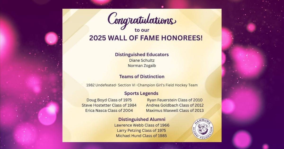 Campaign cover image for 2025 Hamburg Alumni Foundation Wall of Fame Ceremony