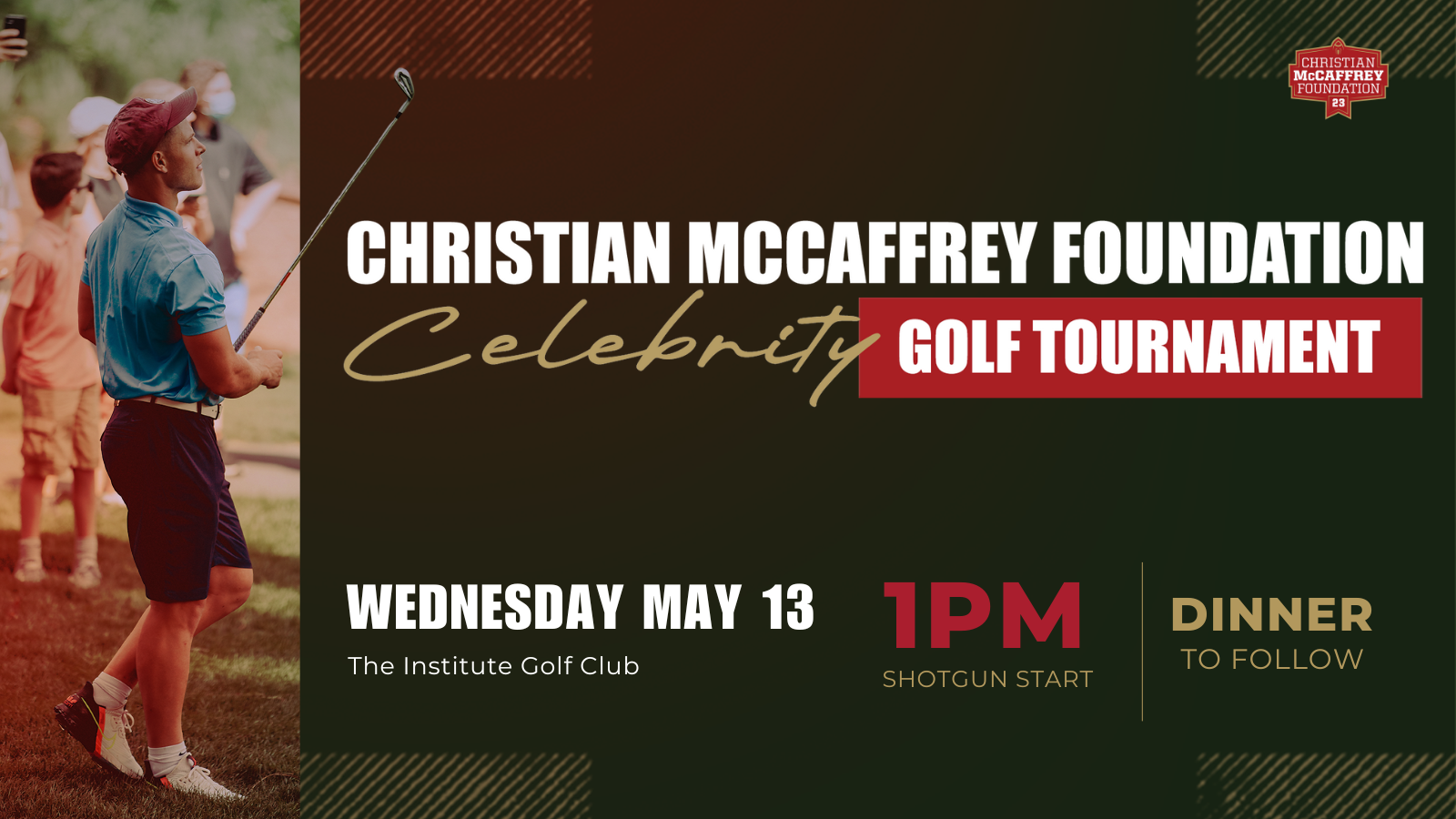Campaign cover image for Christian McCaffrey Foundation Celebrity Golf Tournament