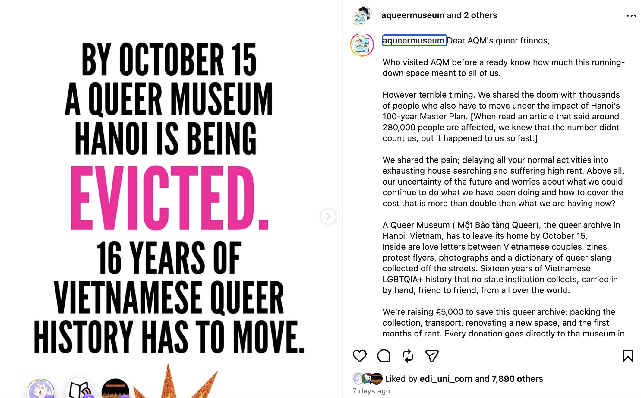 Campaign cover image for Save A Queer Museum Hanoi: A Community Relay