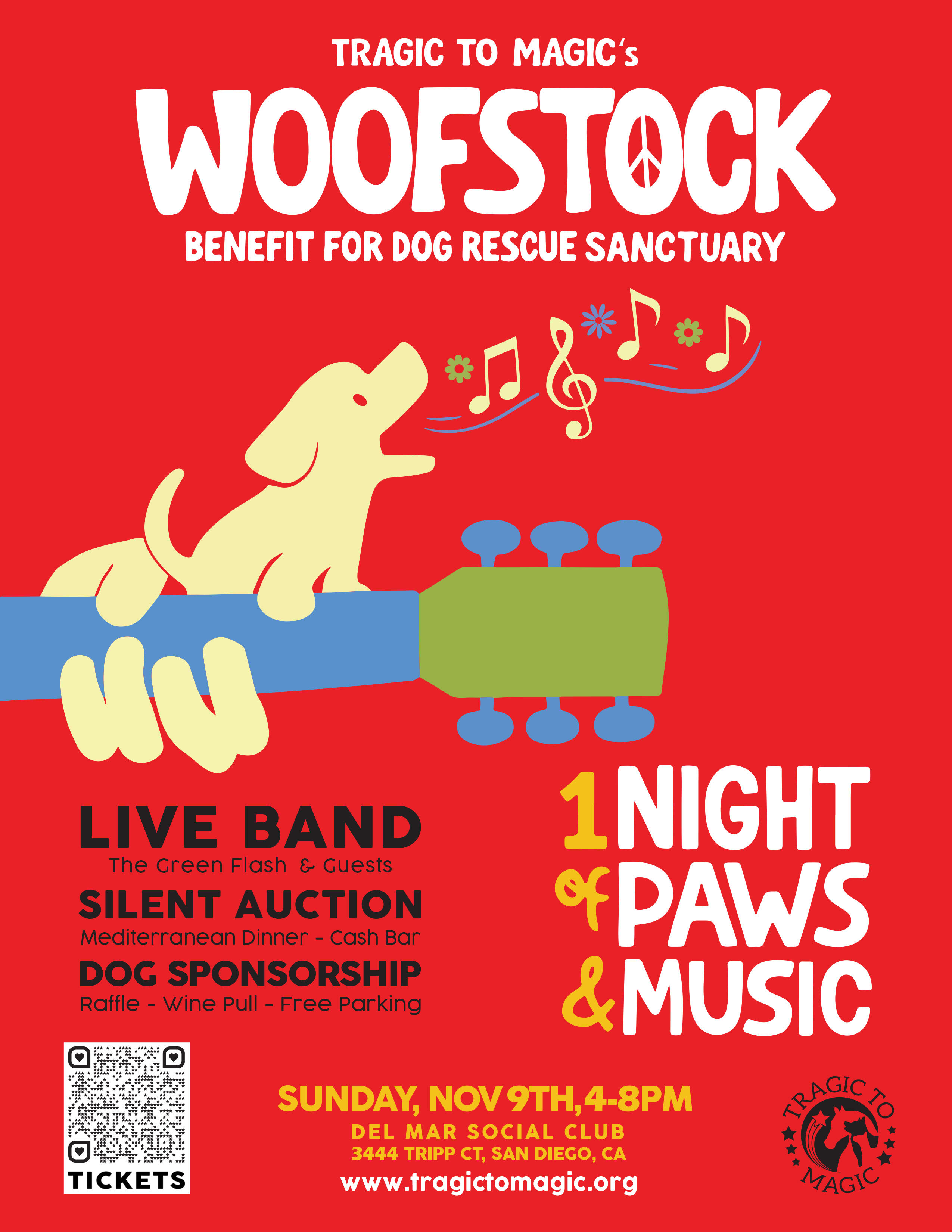 Campaign cover image for Woofstock: Benefit Gala