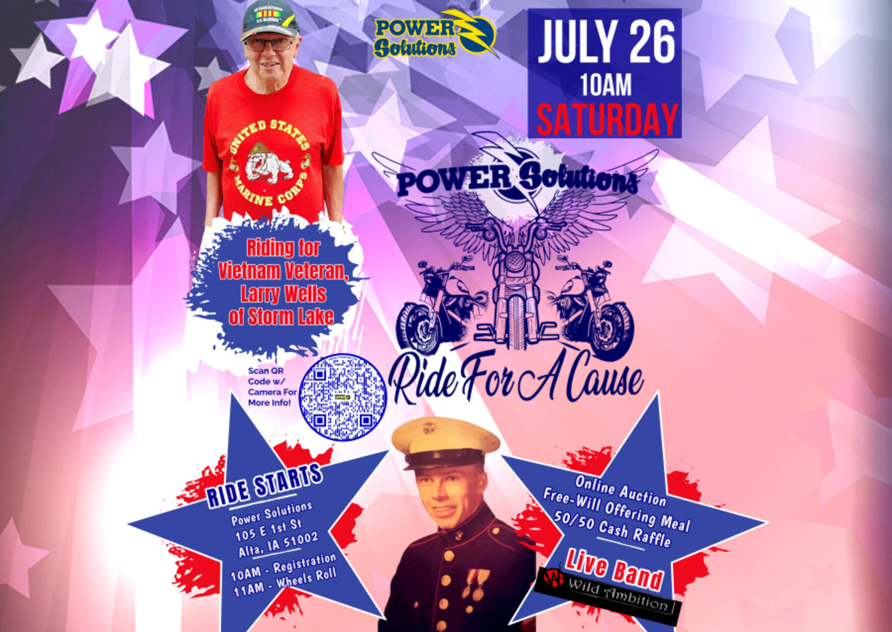 Campaign cover image for Power Solutions Ride For A Cause