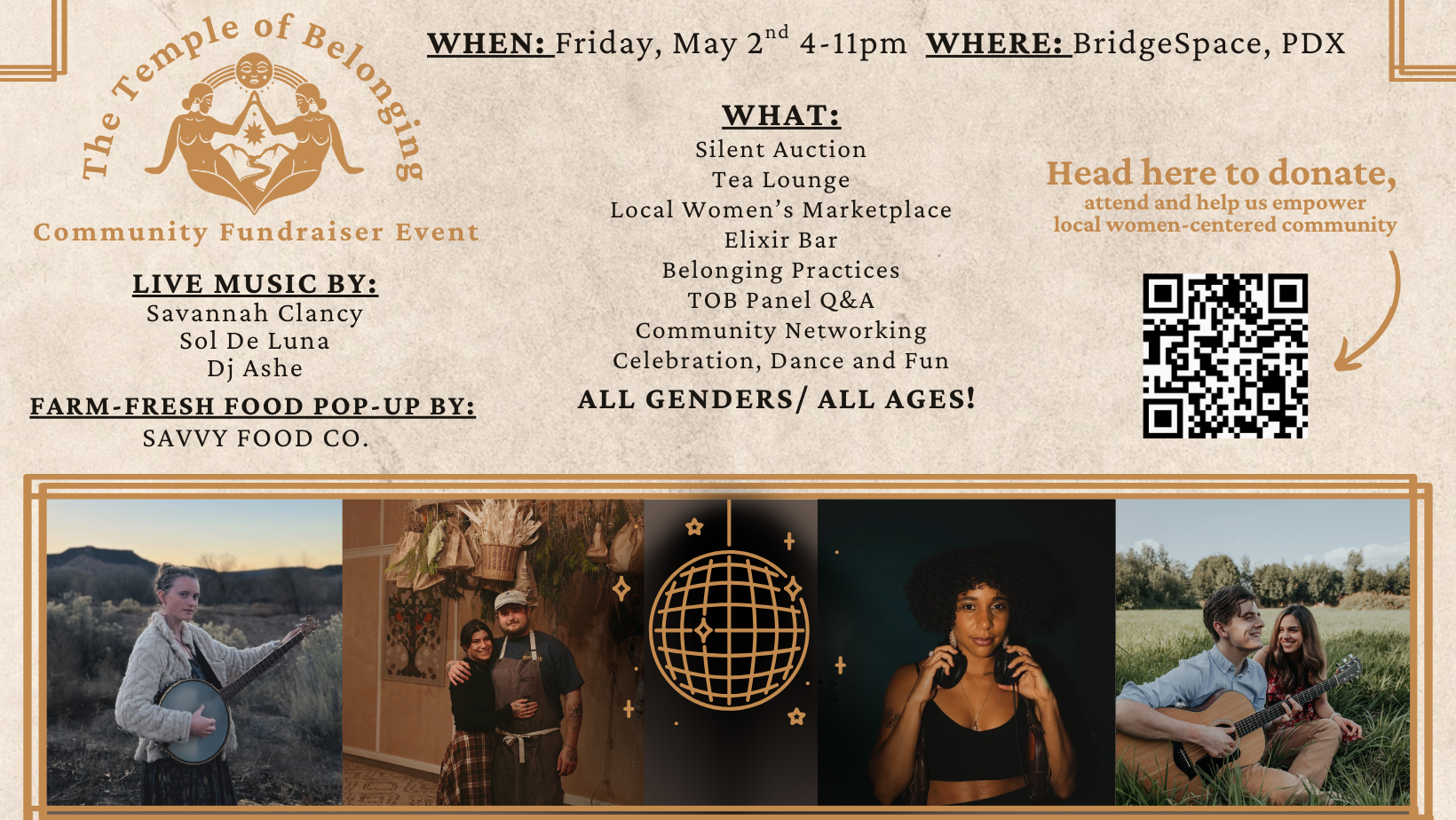 Campaign cover image for The Temple of Belonging PARTY & FUNDRAISER