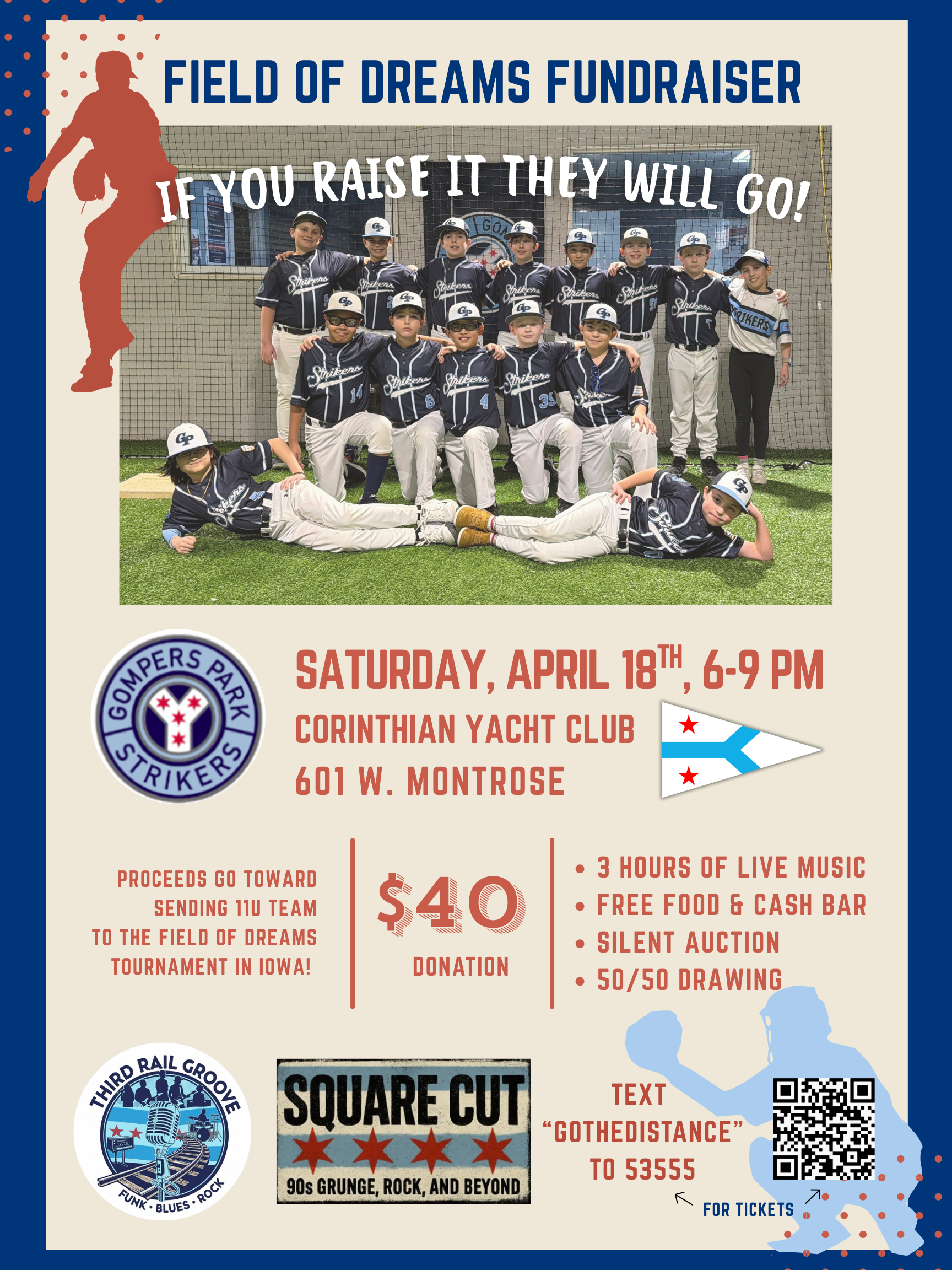 Campaign cover image for Strikers 11U - Field of Dreams Fundraiser