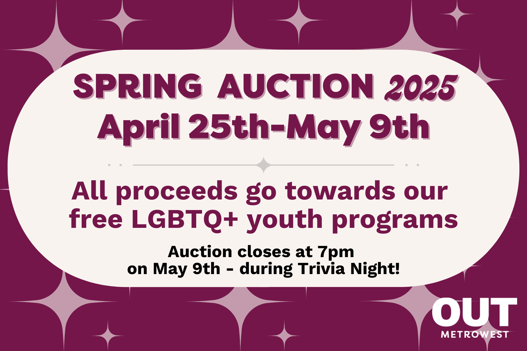 OUT MetroWest Spring Auction 2025 | OUT MetroWest