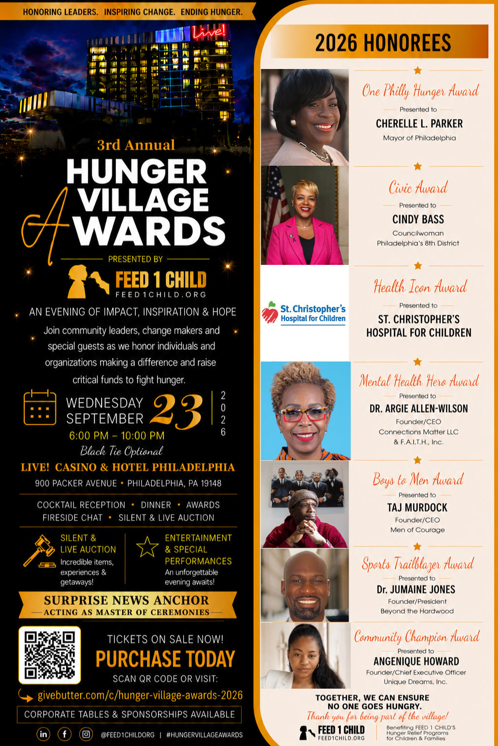 Campaign cover image for HUNGER VILLAGE AWARDS EVENT 2026