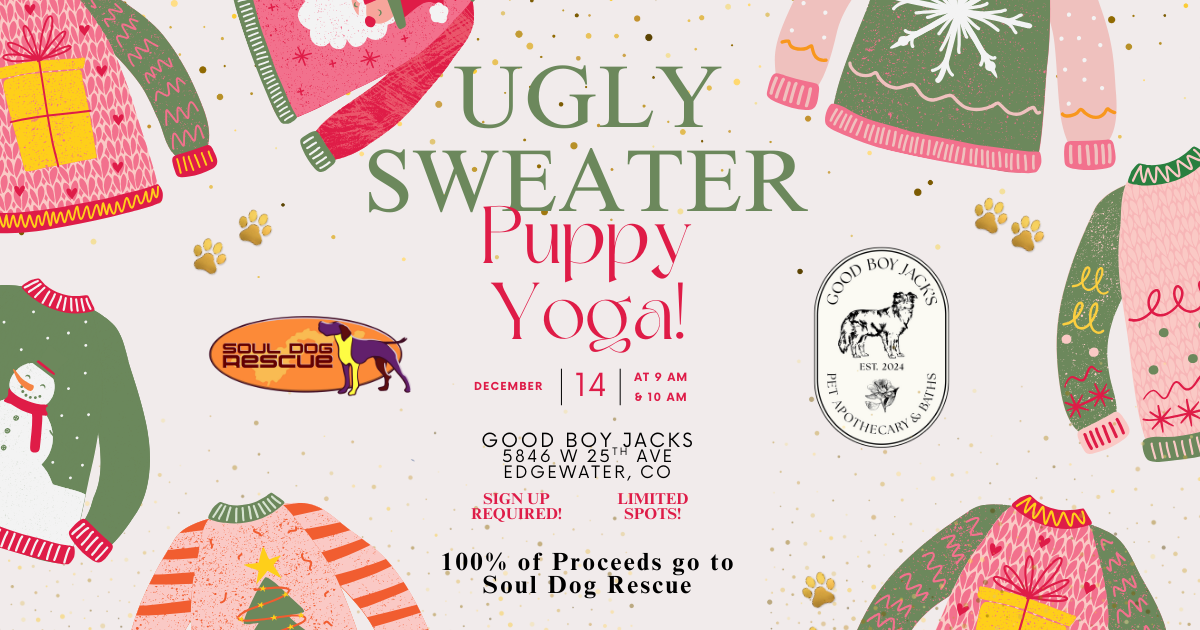 Campaign cover image for Ugly Sweater Puppy Yoga