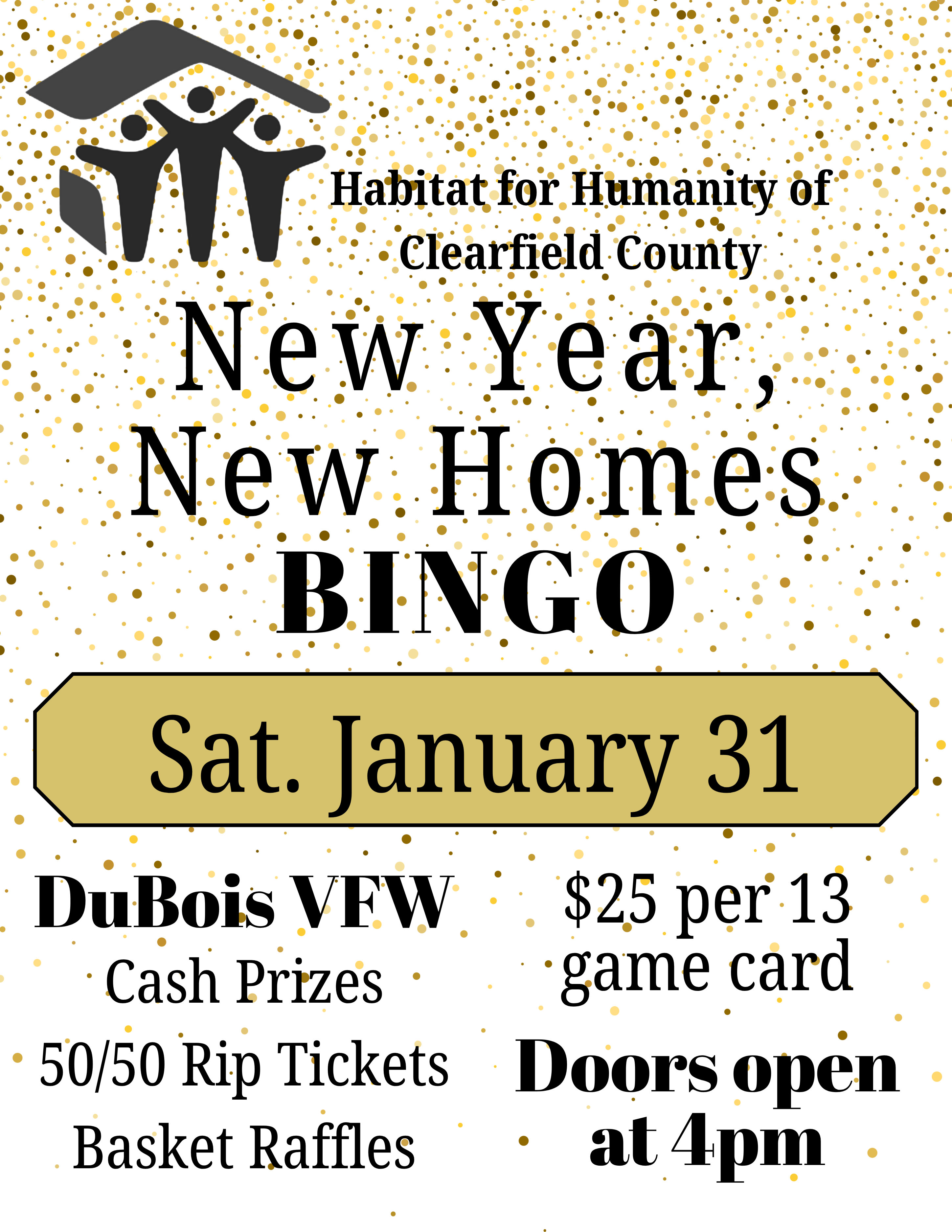 Campaign cover image for New Year New Homes BINGO