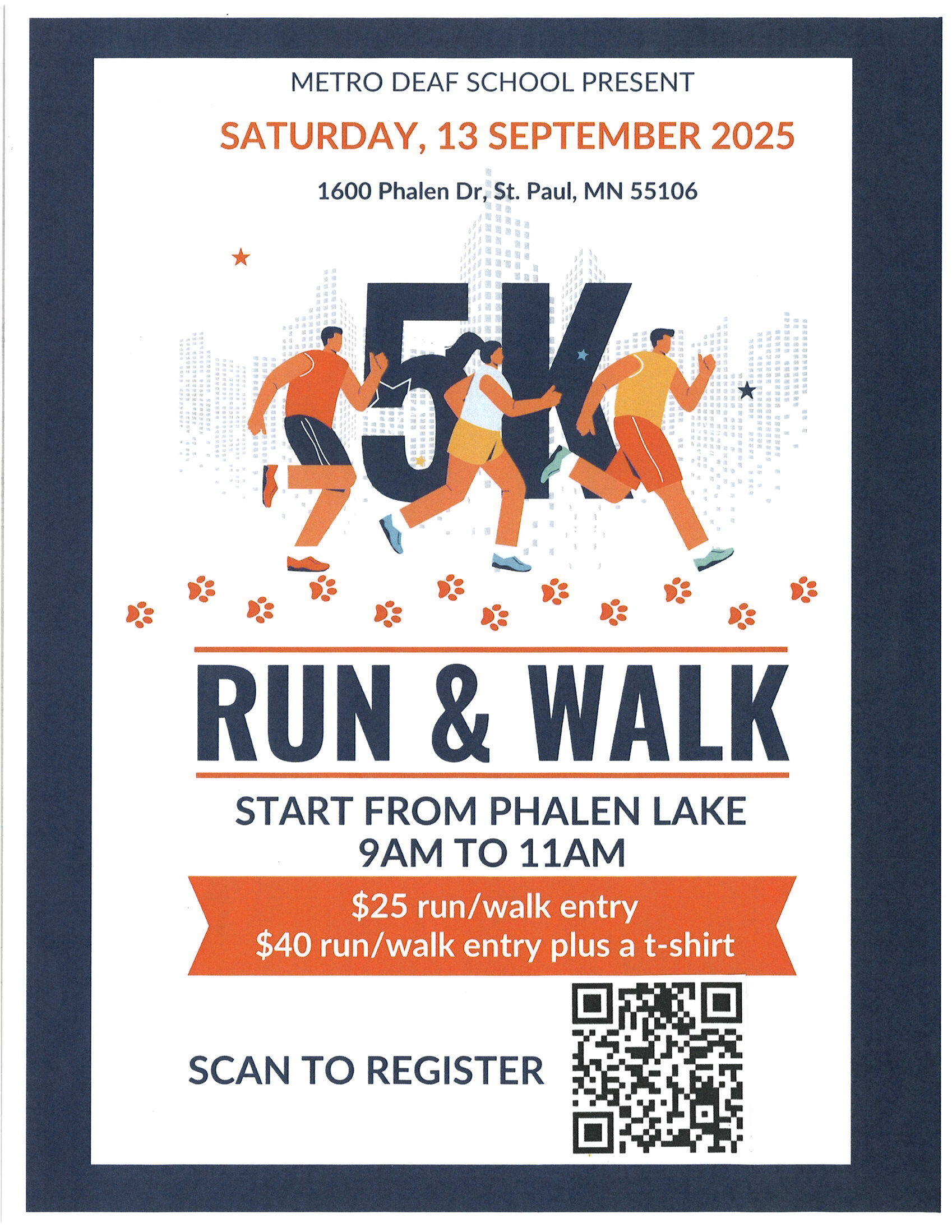 Campaign cover image for Metro Deaf School 5K Run & Walk