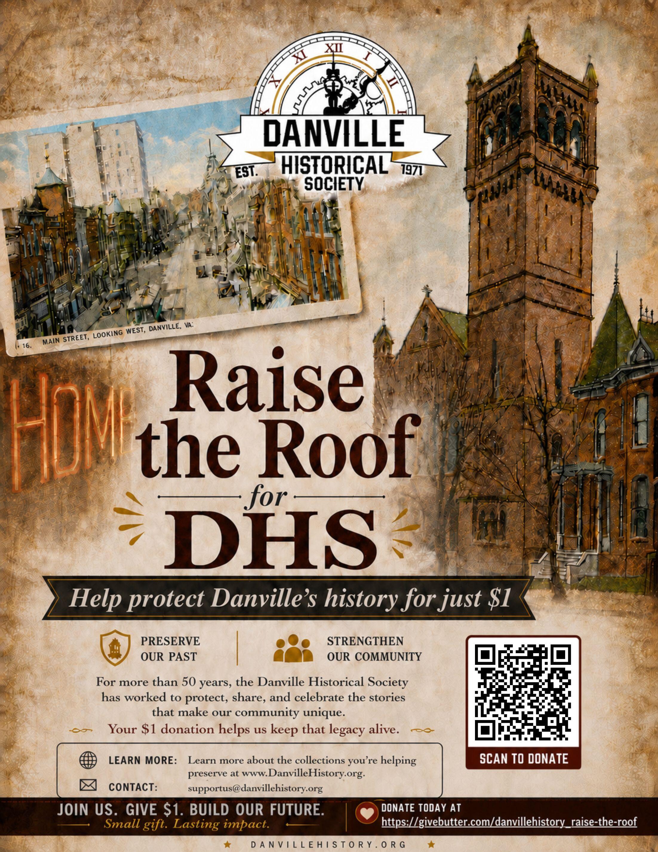 Campaign cover image for Raise the Roof for DHS
