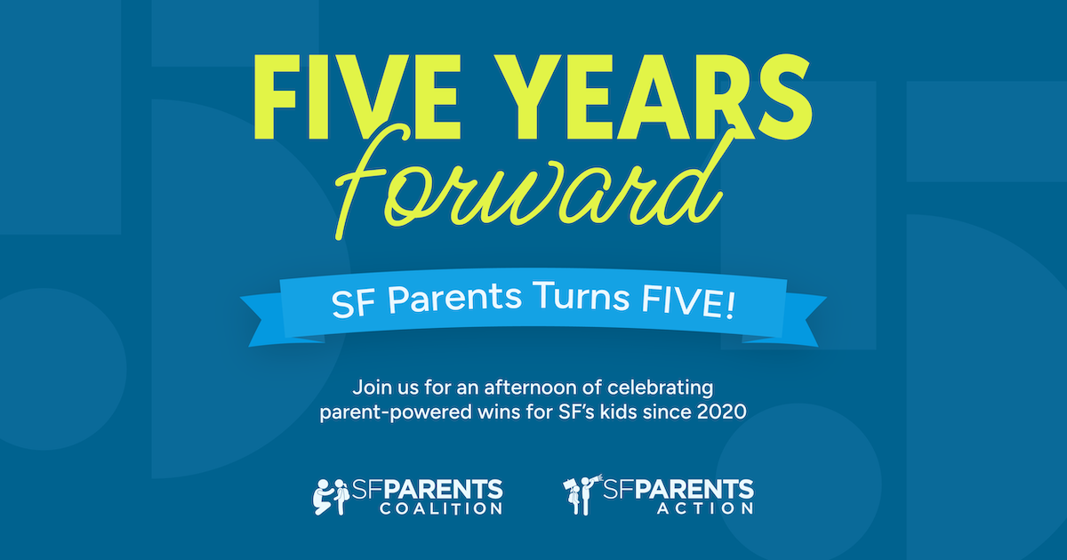 Campaign cover image for SF Parents Turns 5!