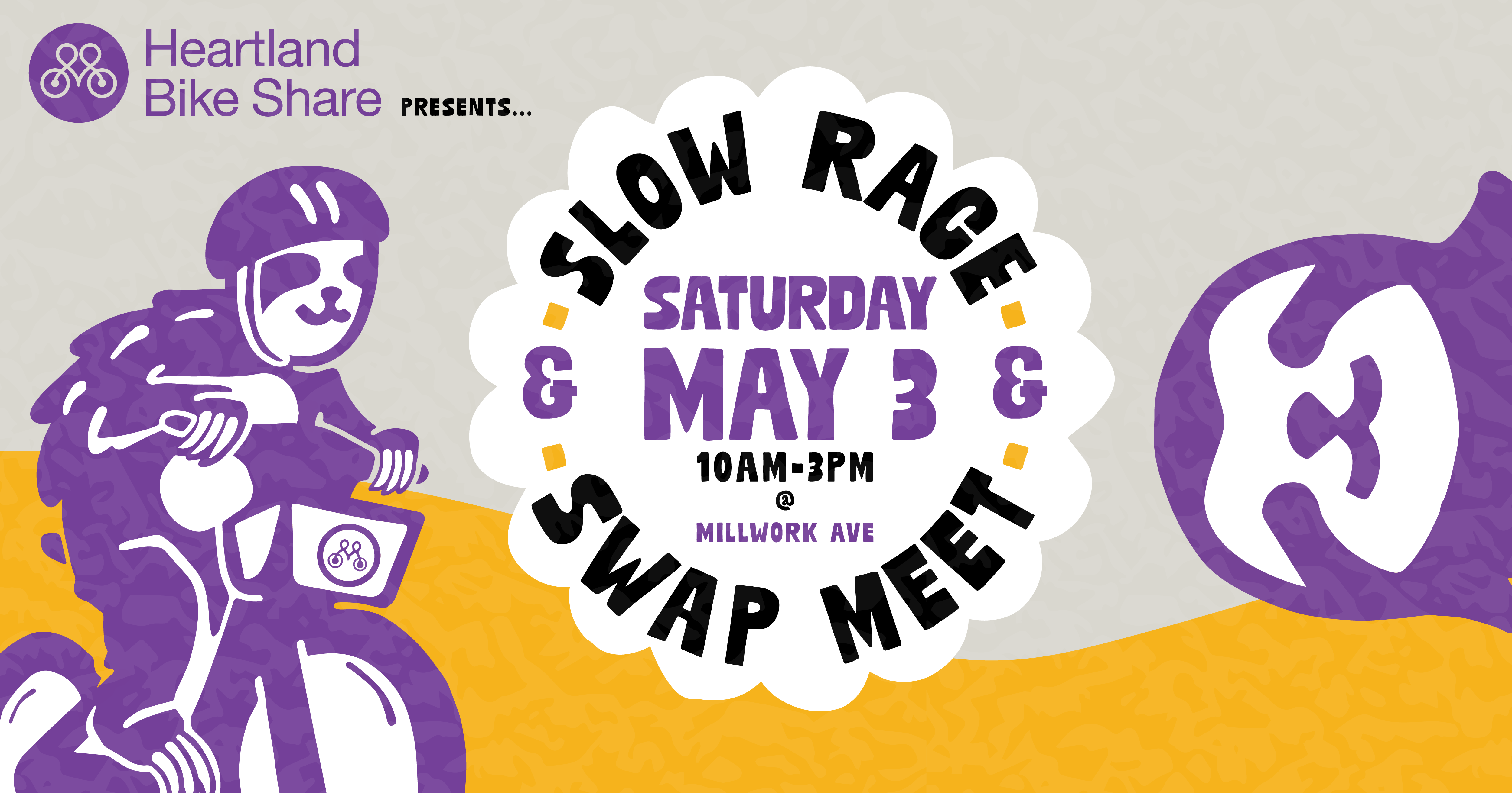 Campaign cover image for Heartland Bike Share Slow Race & Swap Meet