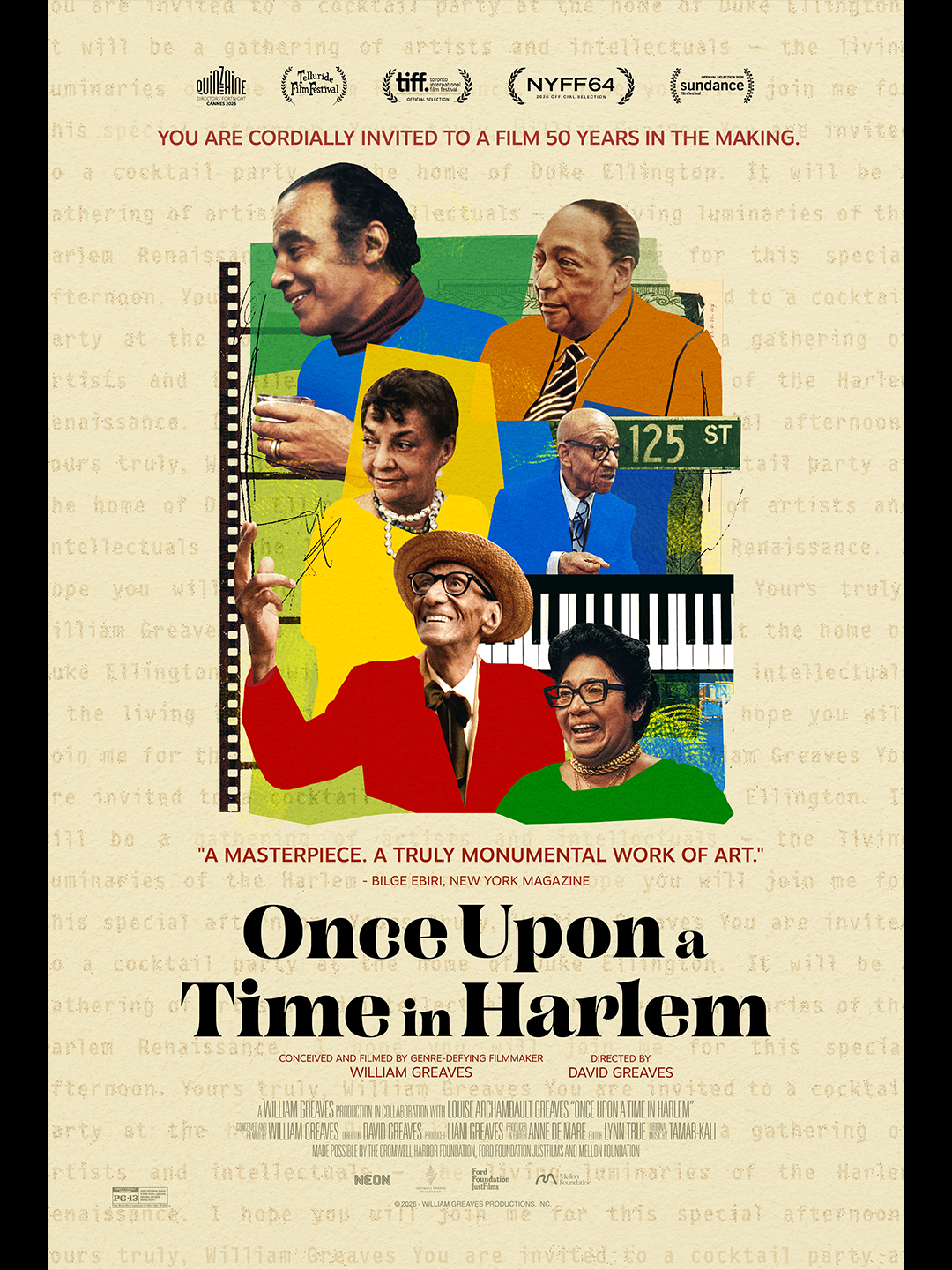 Campaign cover image for Free Screening: Once Upon a Time in Harlem