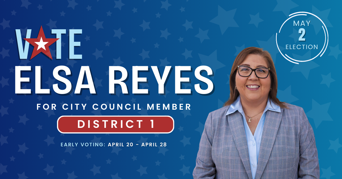 Campaign cover for Vote for Elsa Reyes