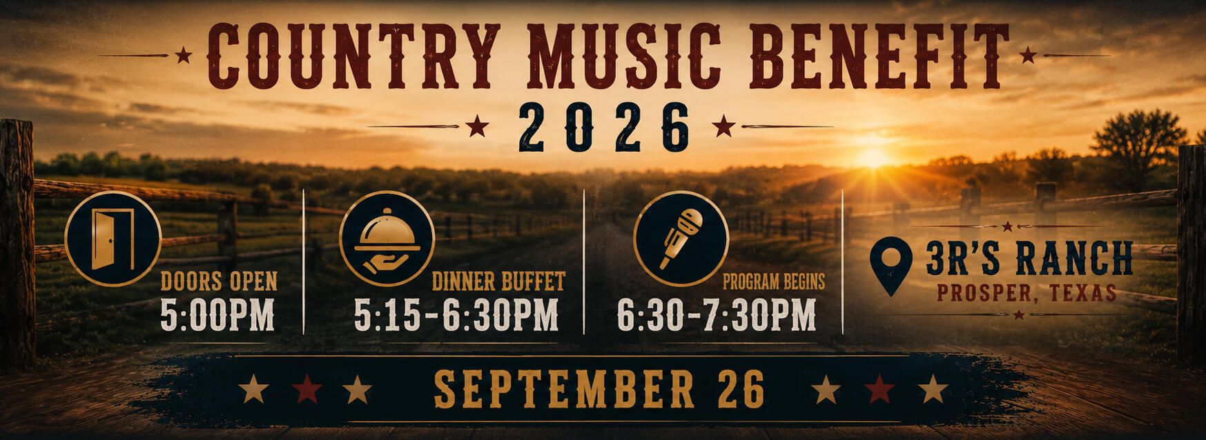 Campaign cover image for Country Music Benefit 2026