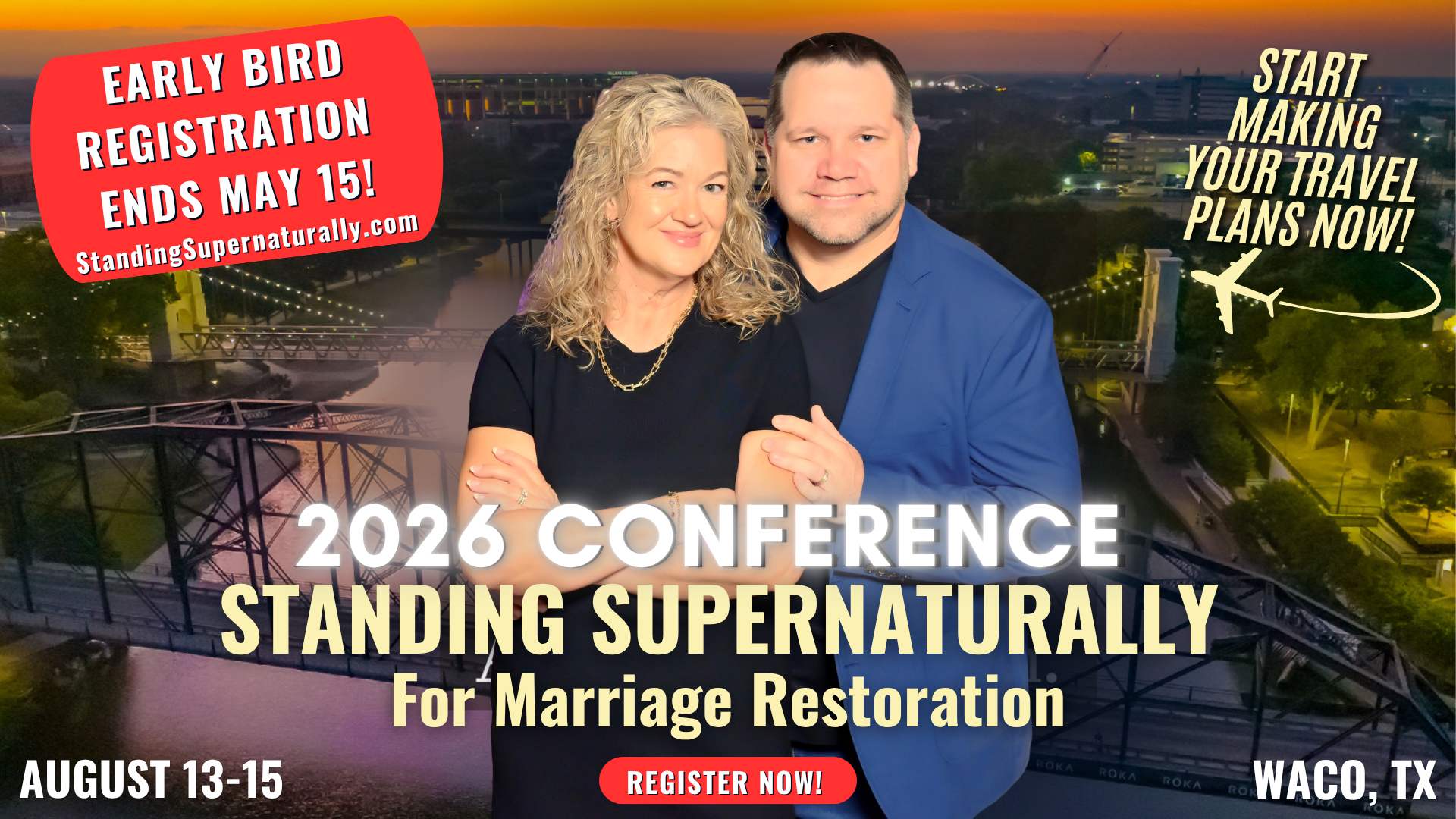 Campaign cover image for 2026 Standing Supernaturally For Marriage Restoration Conference