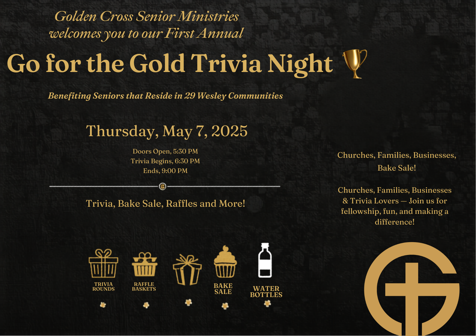 Campaign cover image for Go For The Gold Trivia Night