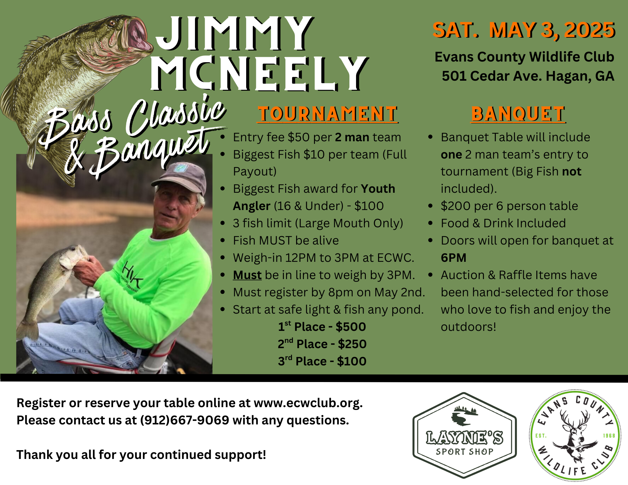 Campaign cover image for Jimmy McNeely Bass Classic