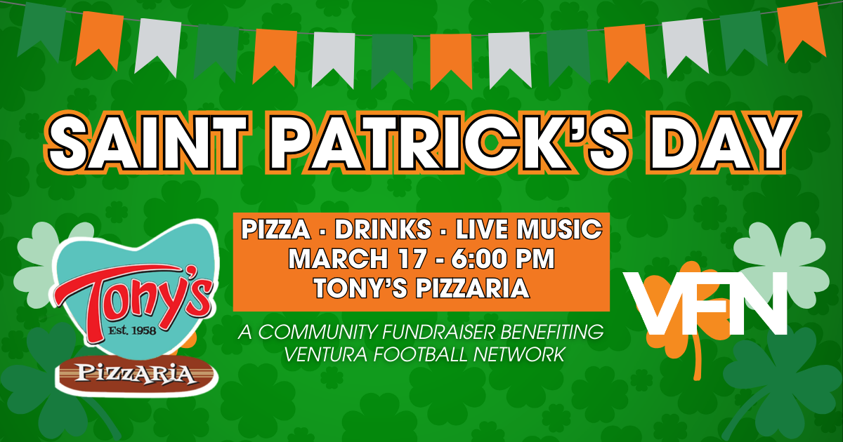 Campaign cover image for Ventura Football Network St. Patrick’s Day Celebration
